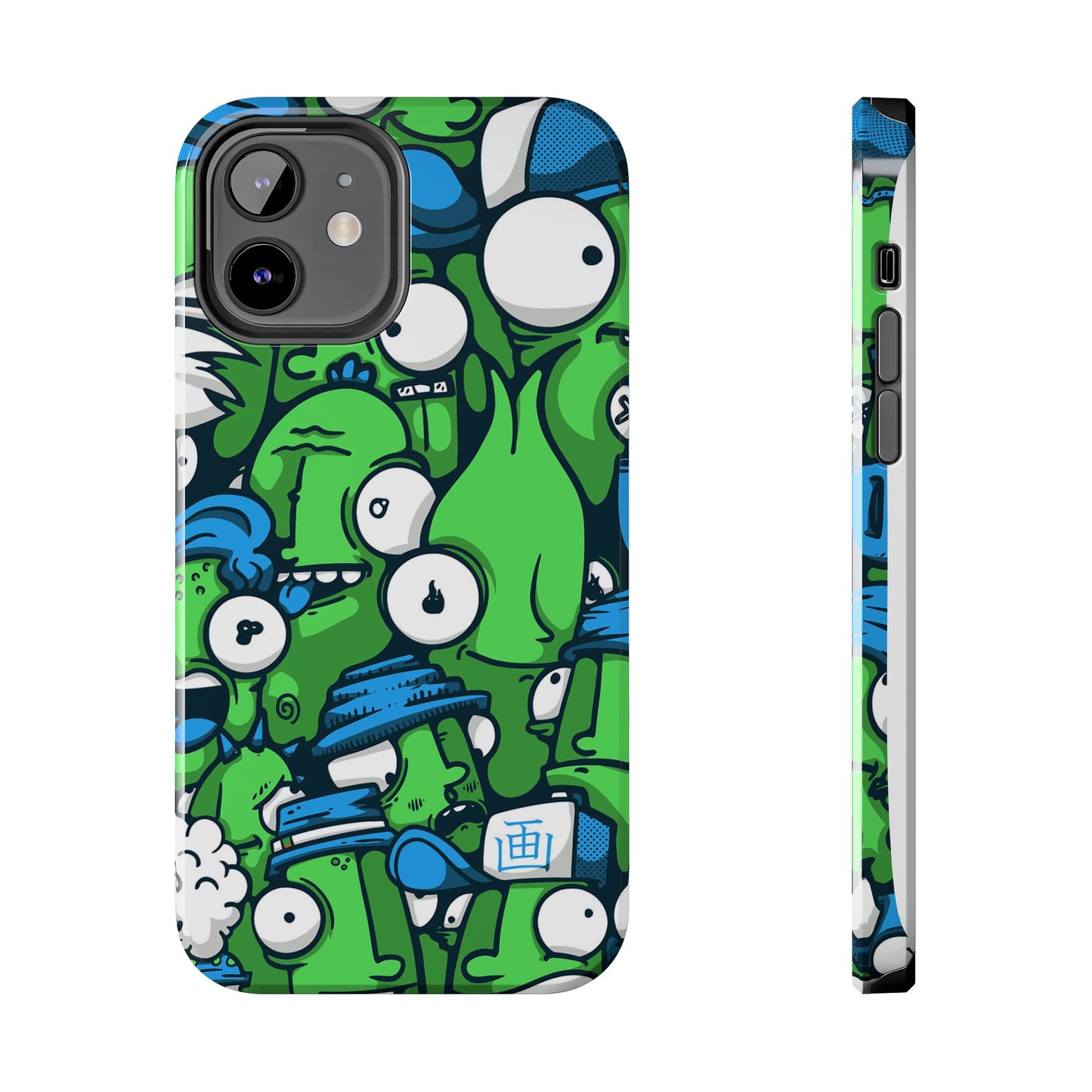 Whimsical Green Monster Phone Case