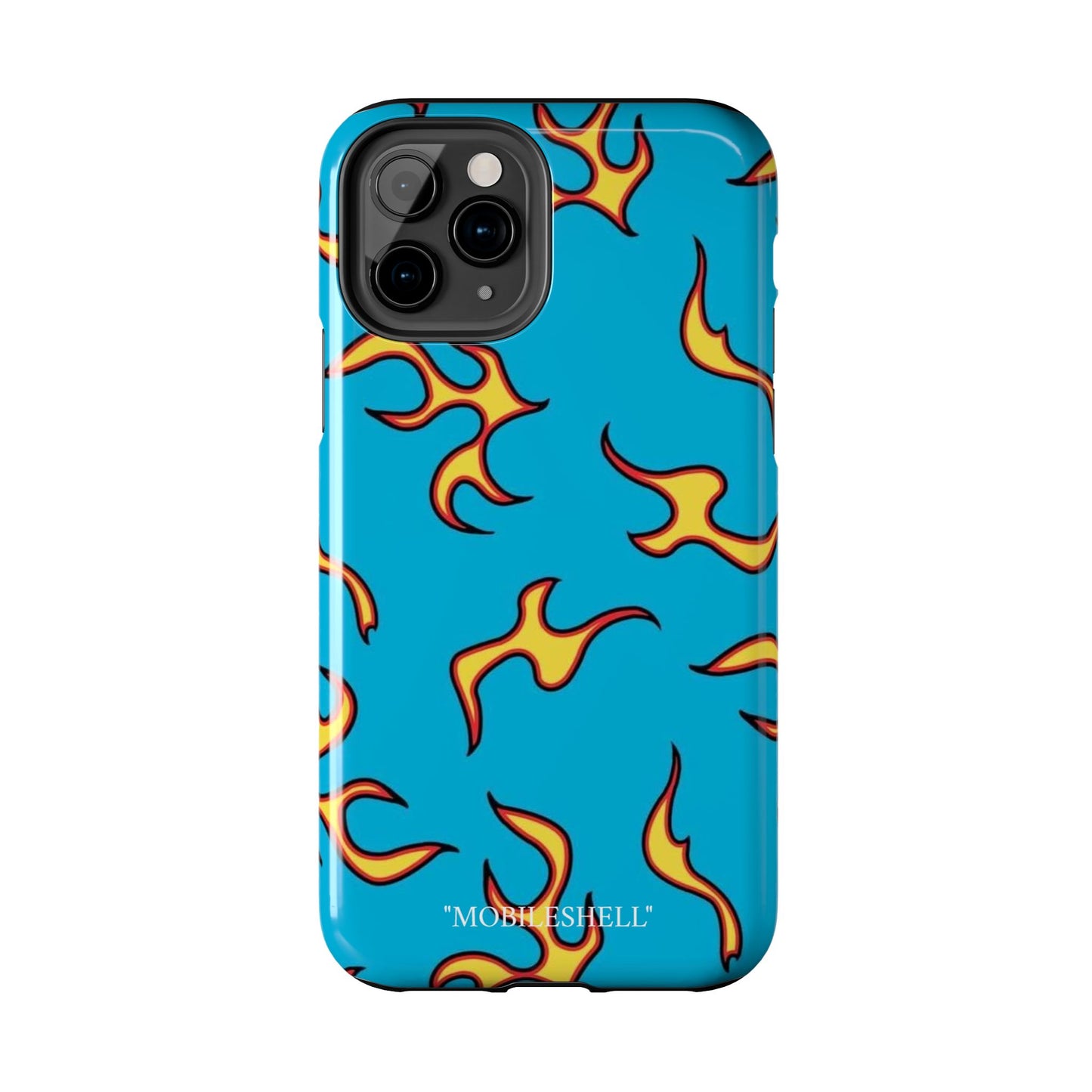 Blue Flame tough phone case