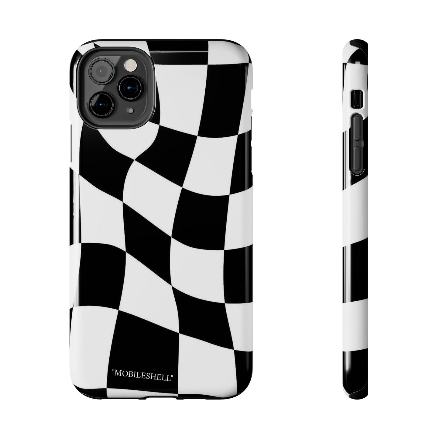 Checkers B&W tough phone case