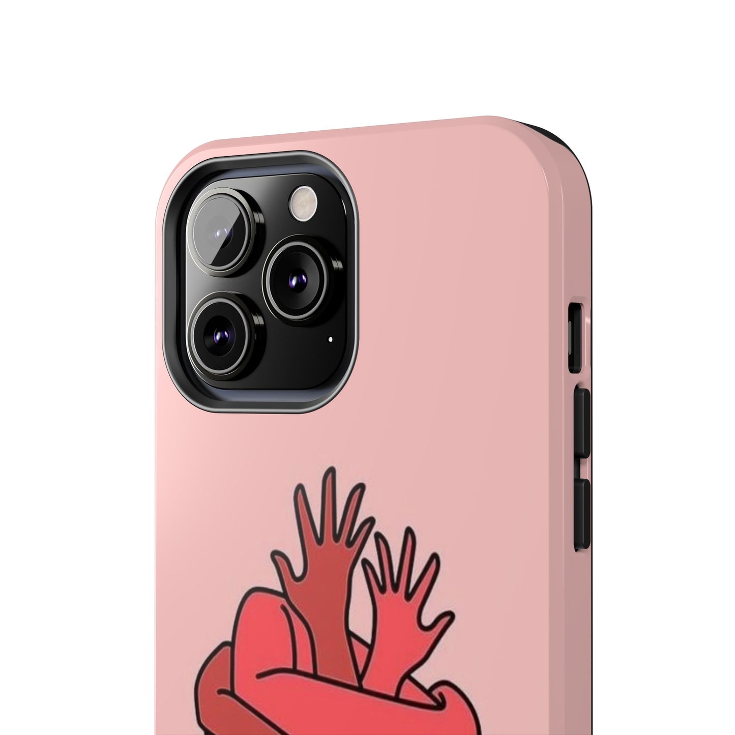 Artistic Heart Embrace Phone Case