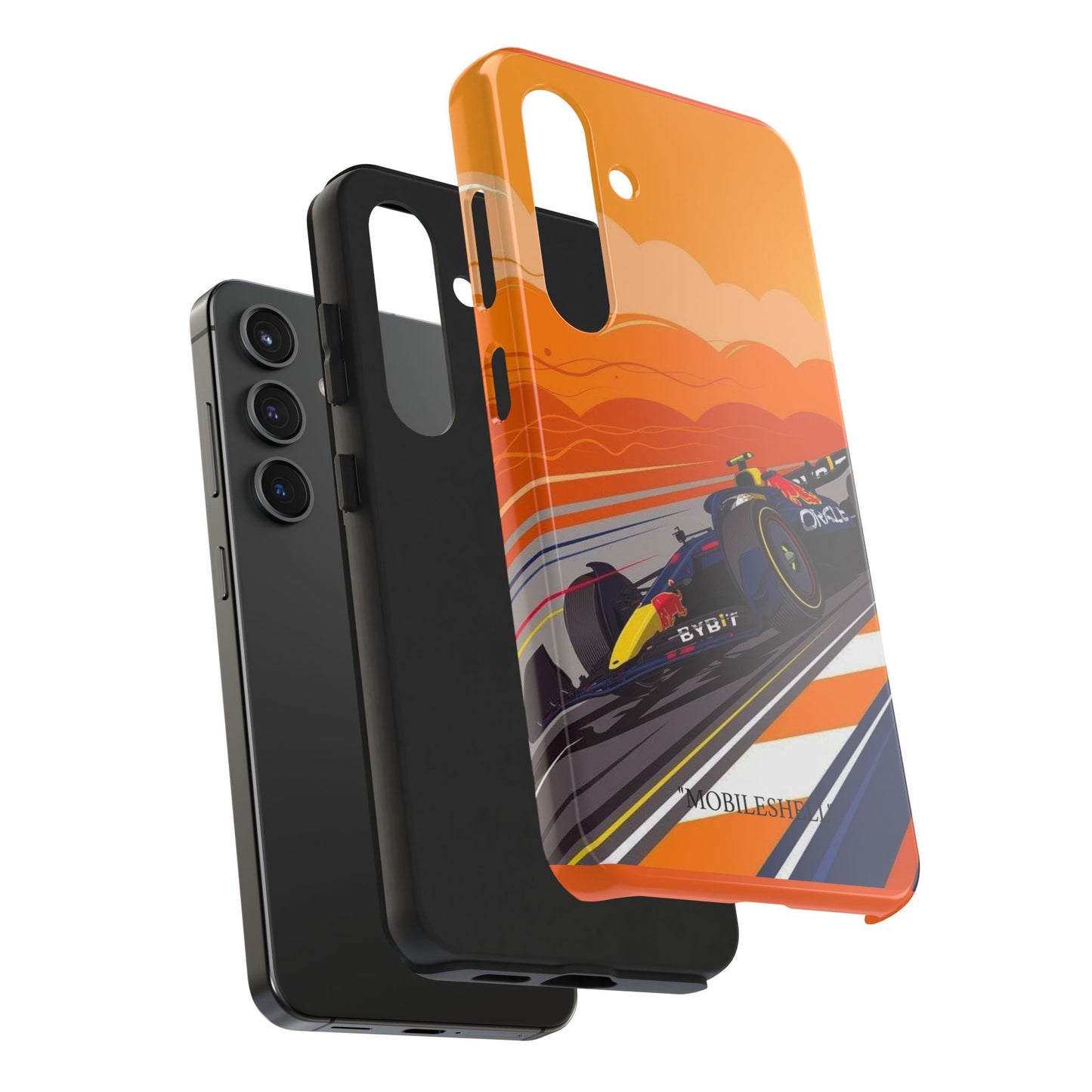 F1 Redbull cartoon tough phone case