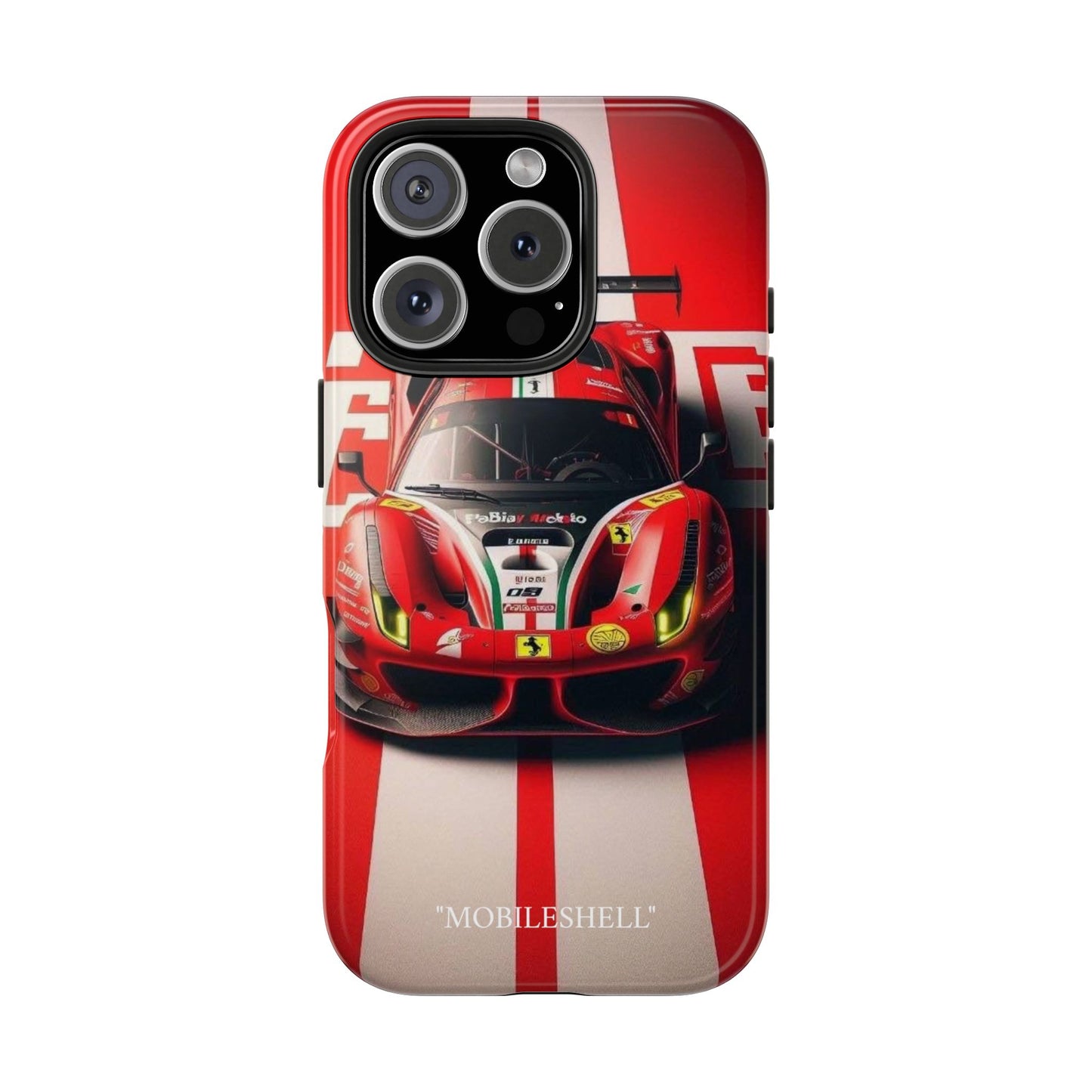 Red Ferrari tough phone case