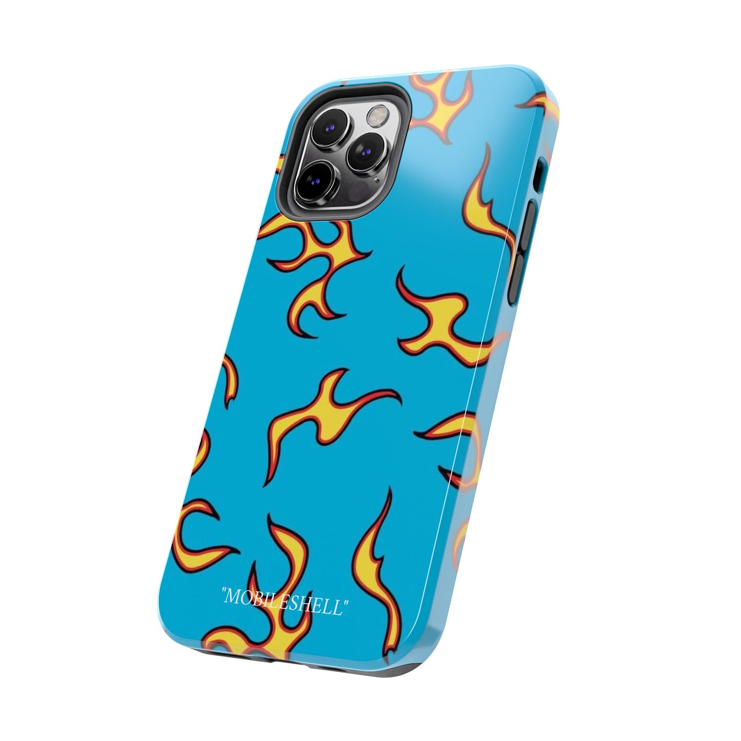 Blue Flame tough phone case