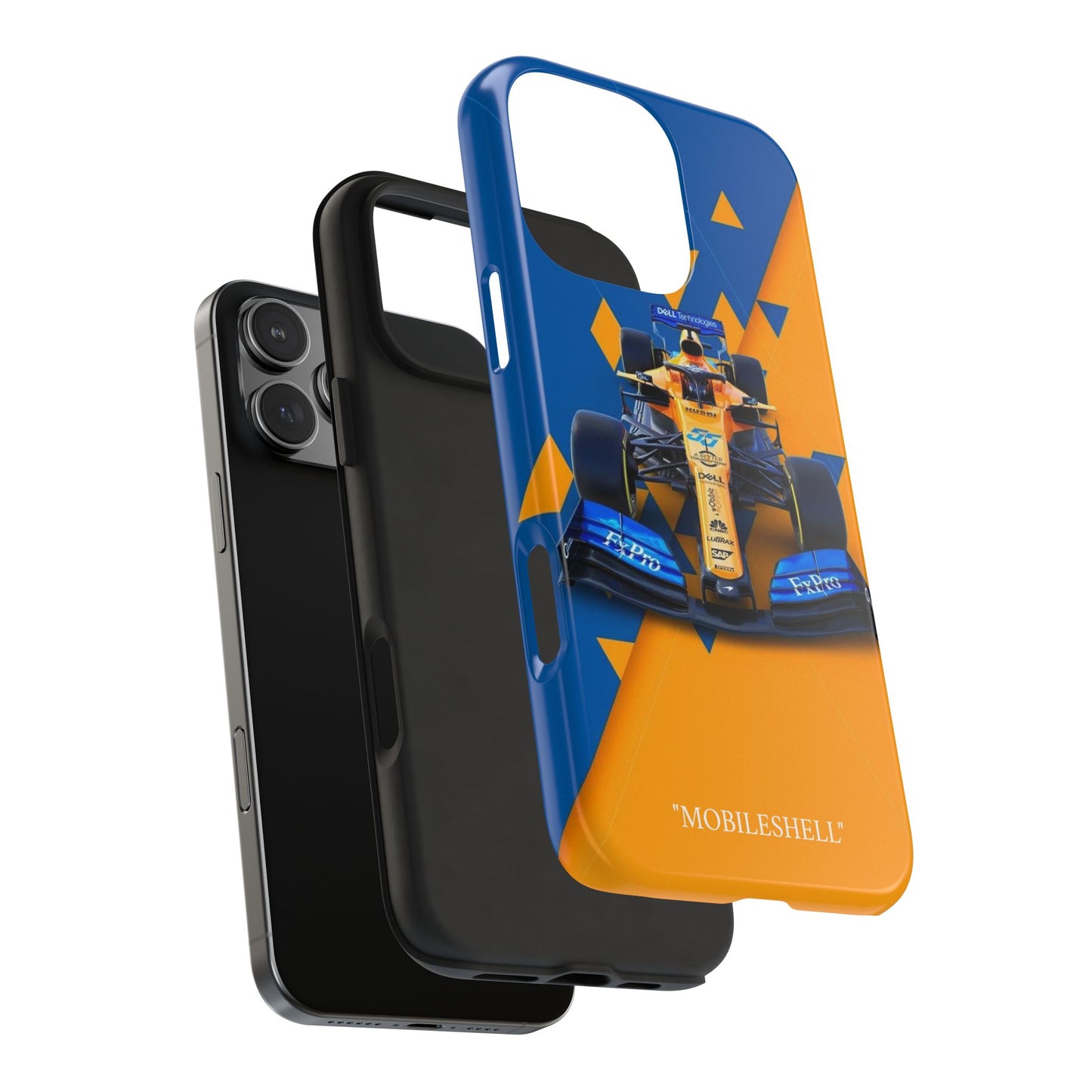 F1 team cartoon tough phone case