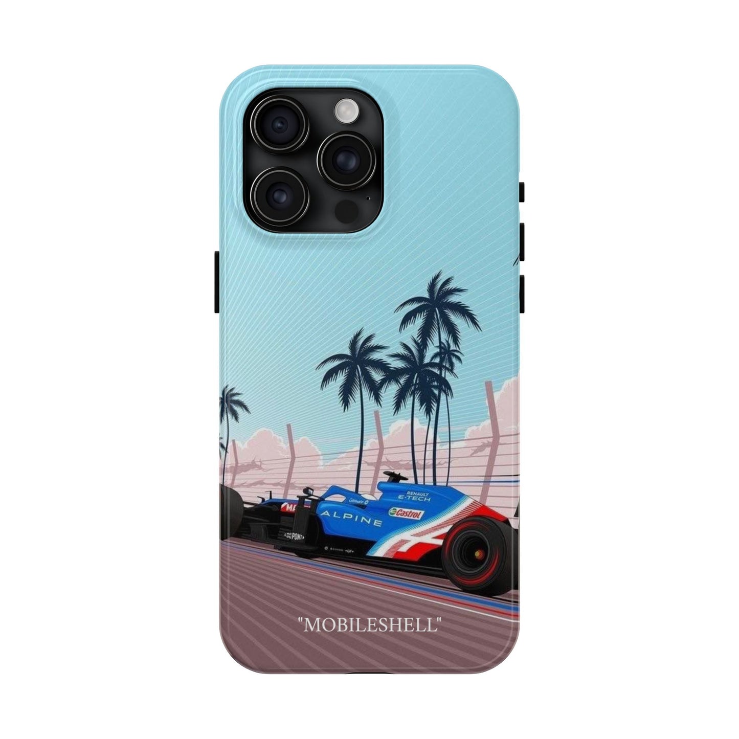 F1 Alpine team car tough phone case