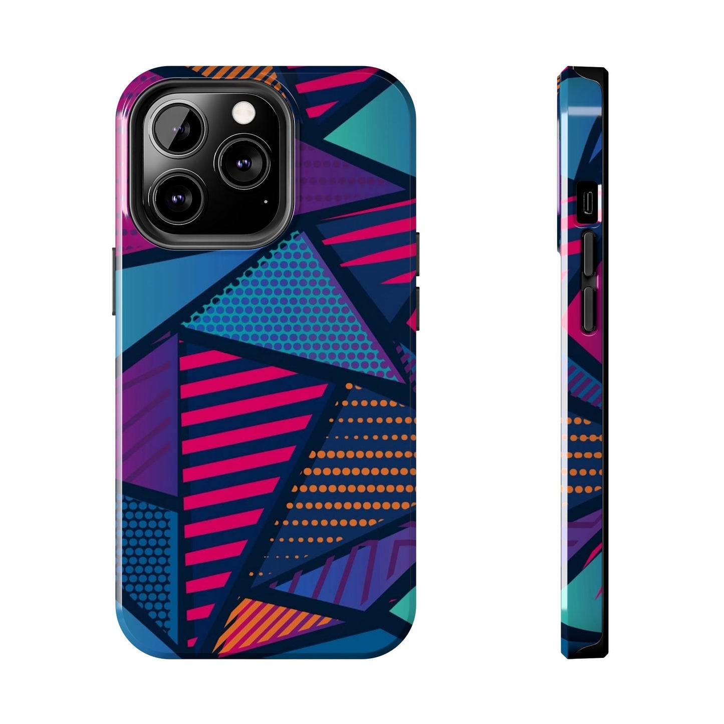 Vibrant Geometric Tough Phone Case