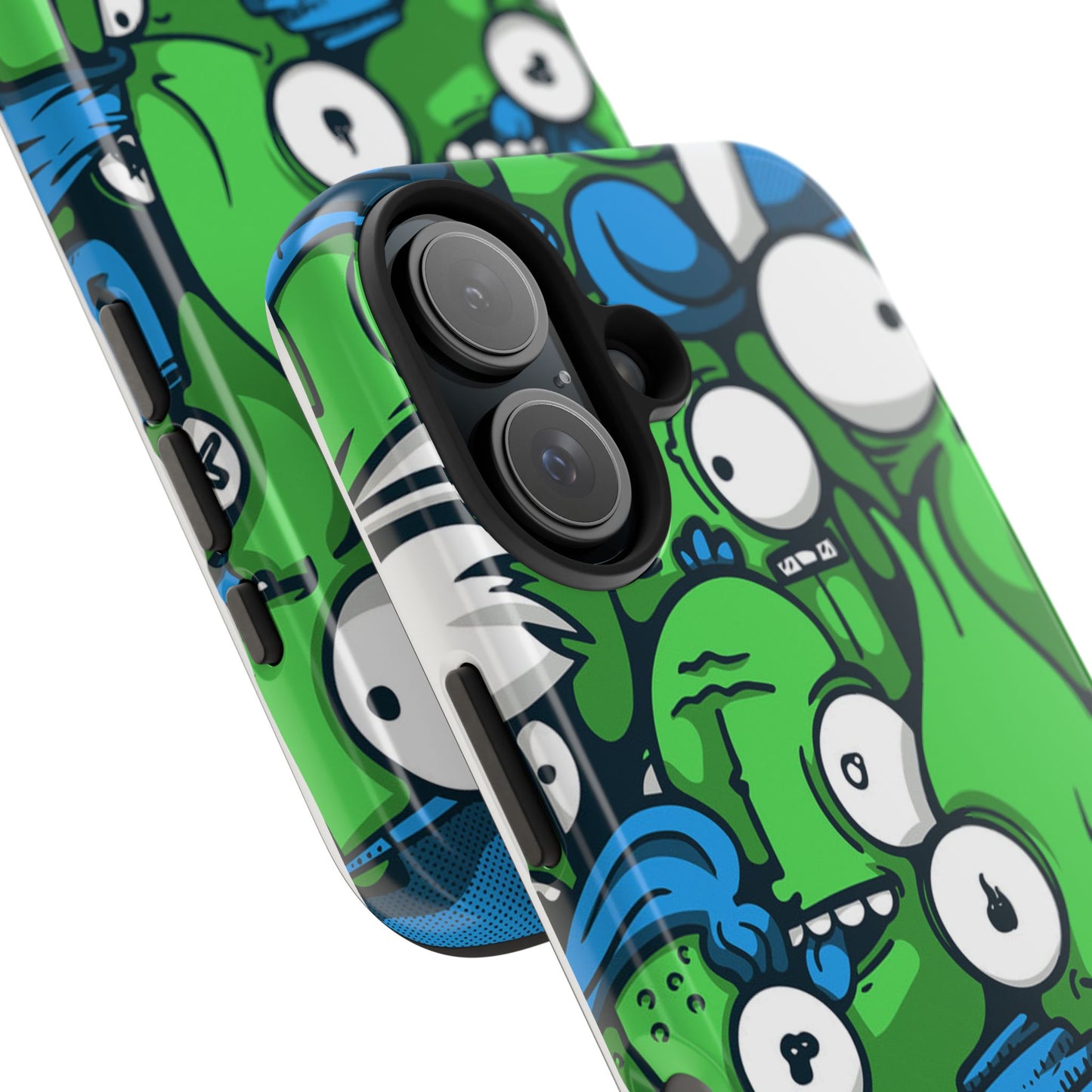 Whimsical Green Monster Phone Case