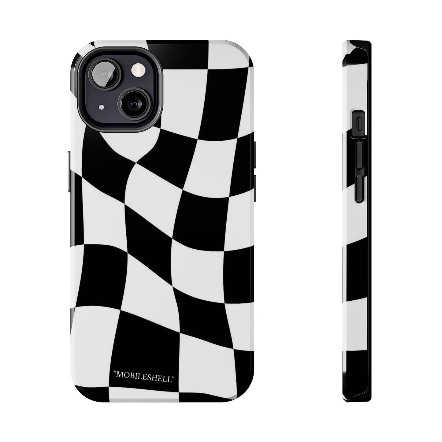 Checkers B&W tough phone case