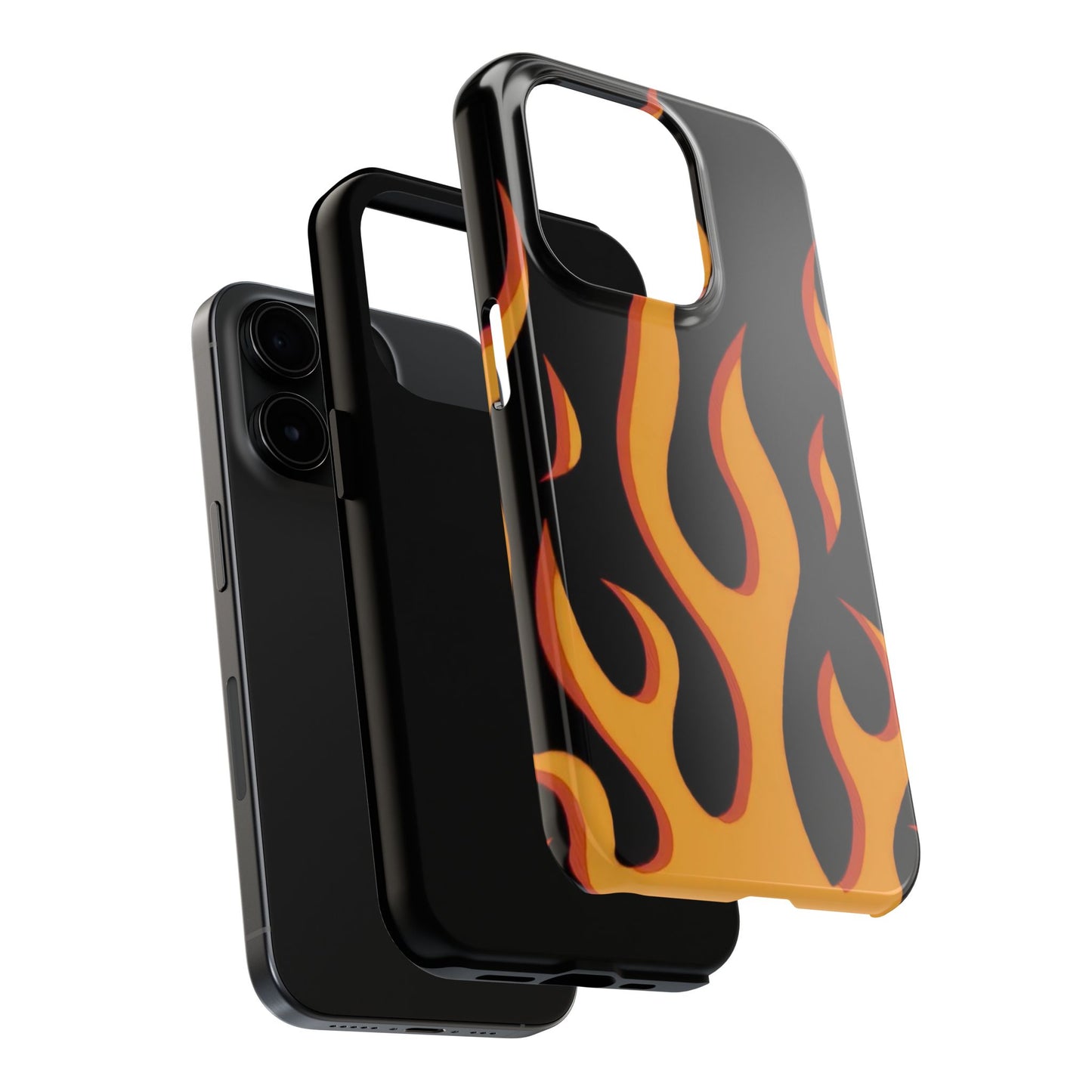 Flame Design Tough Phone Case