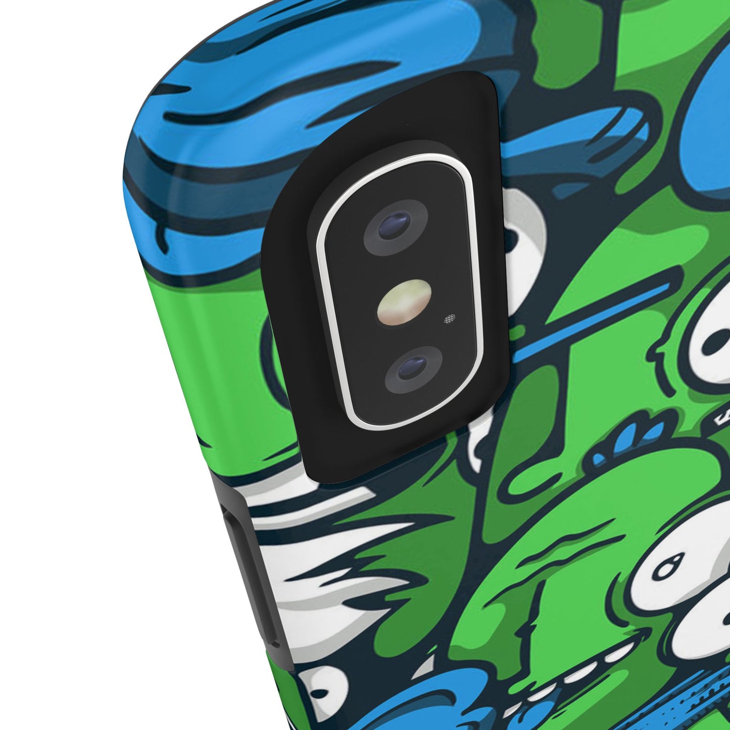 Whimsical Green Monster Phone Case