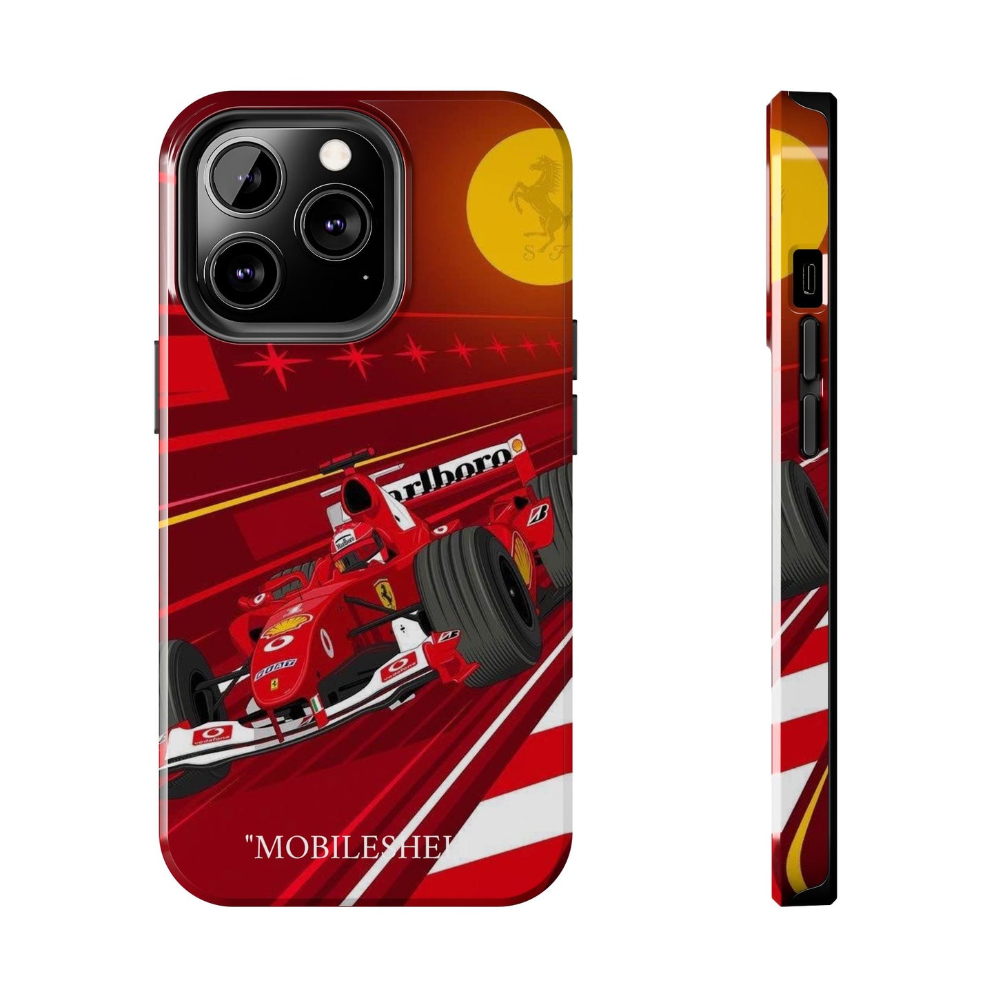 F1 Ferrari team car tough phone case