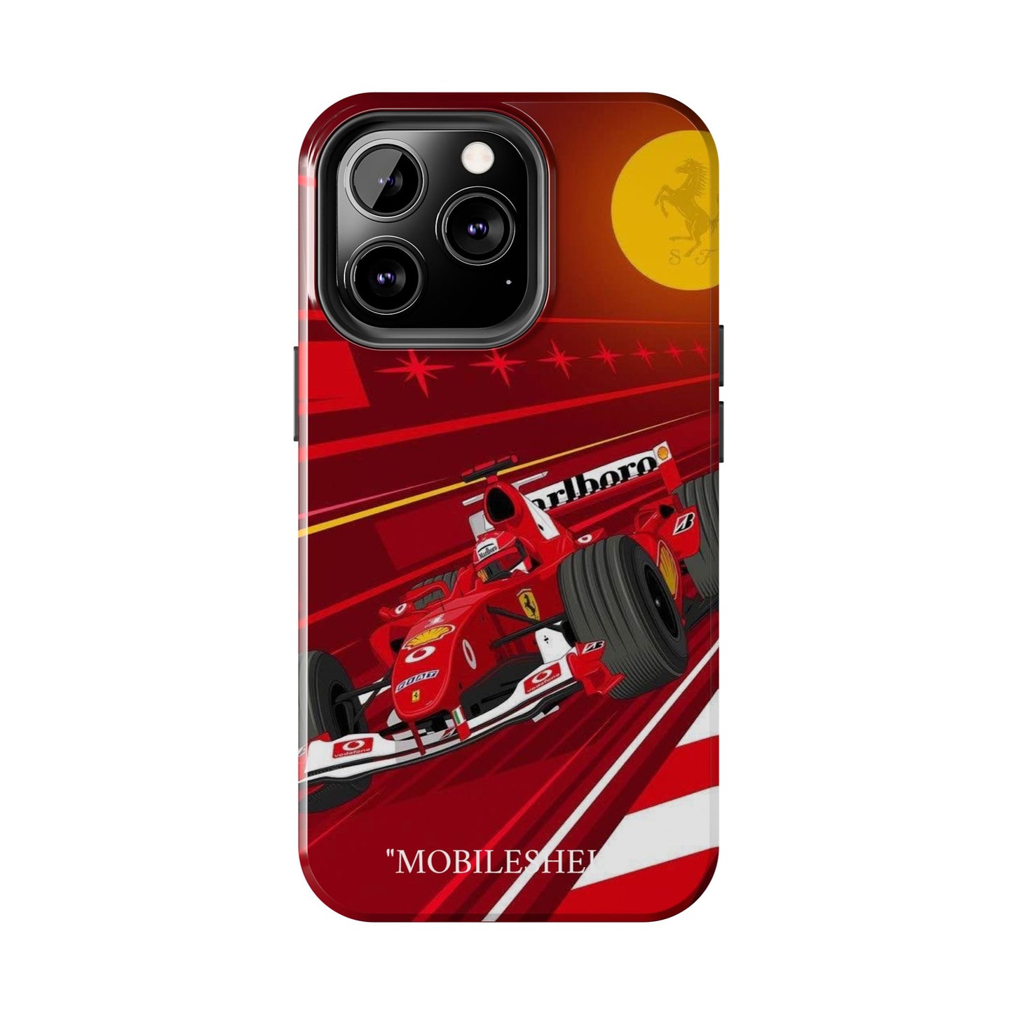 F1 Ferrari team car tough phone case