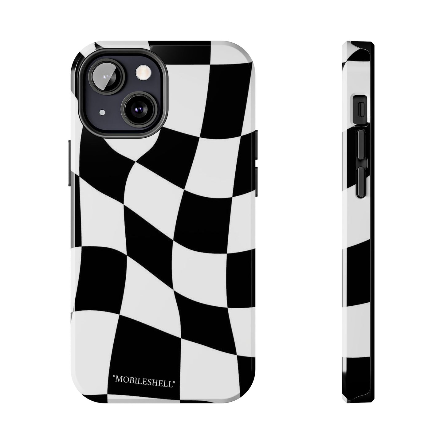 Checkers B&W tough phone case