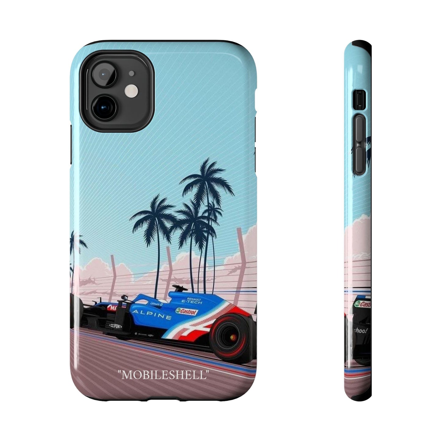 F1 Alpine team car tough phone case