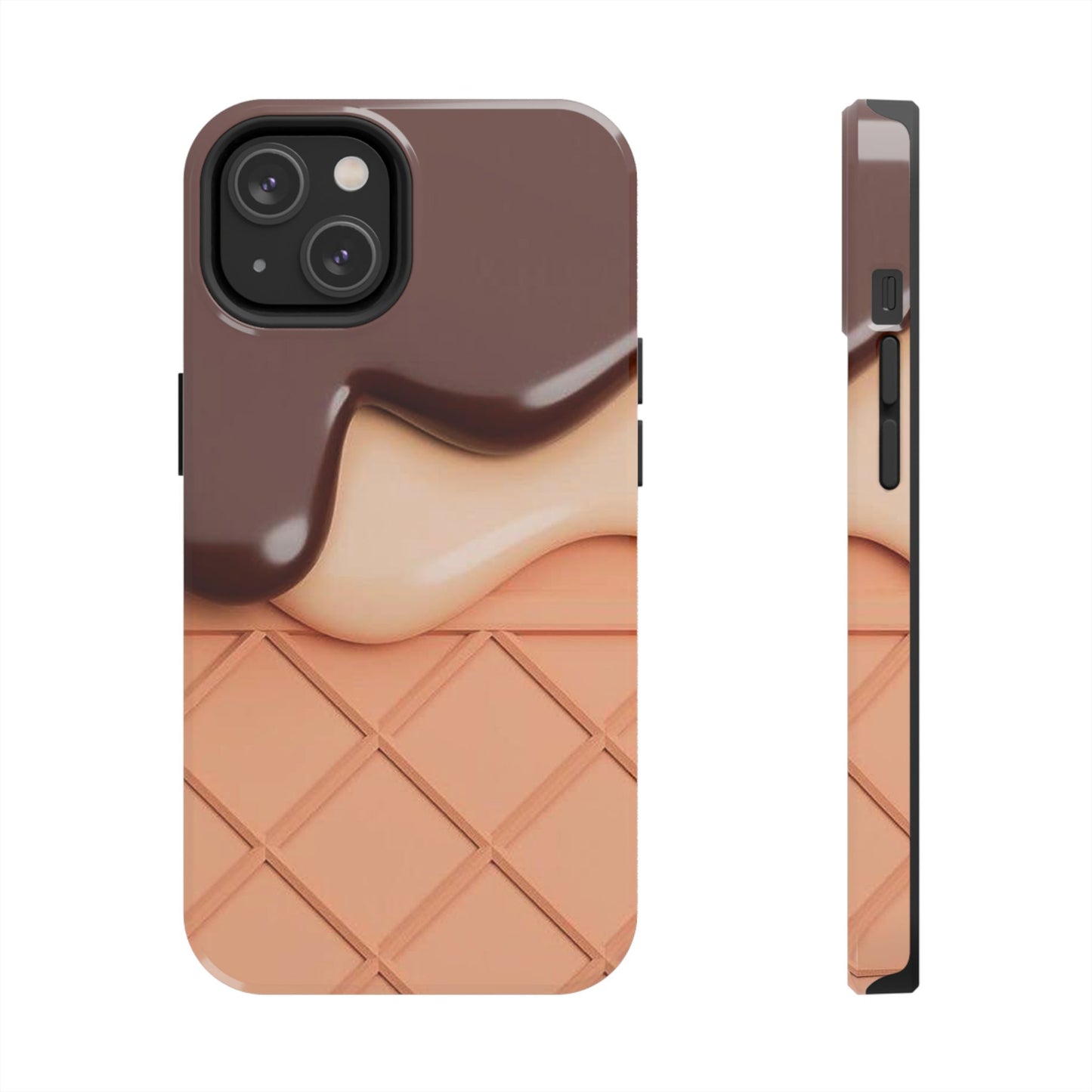 Ice cream drip Tough Phone Cases