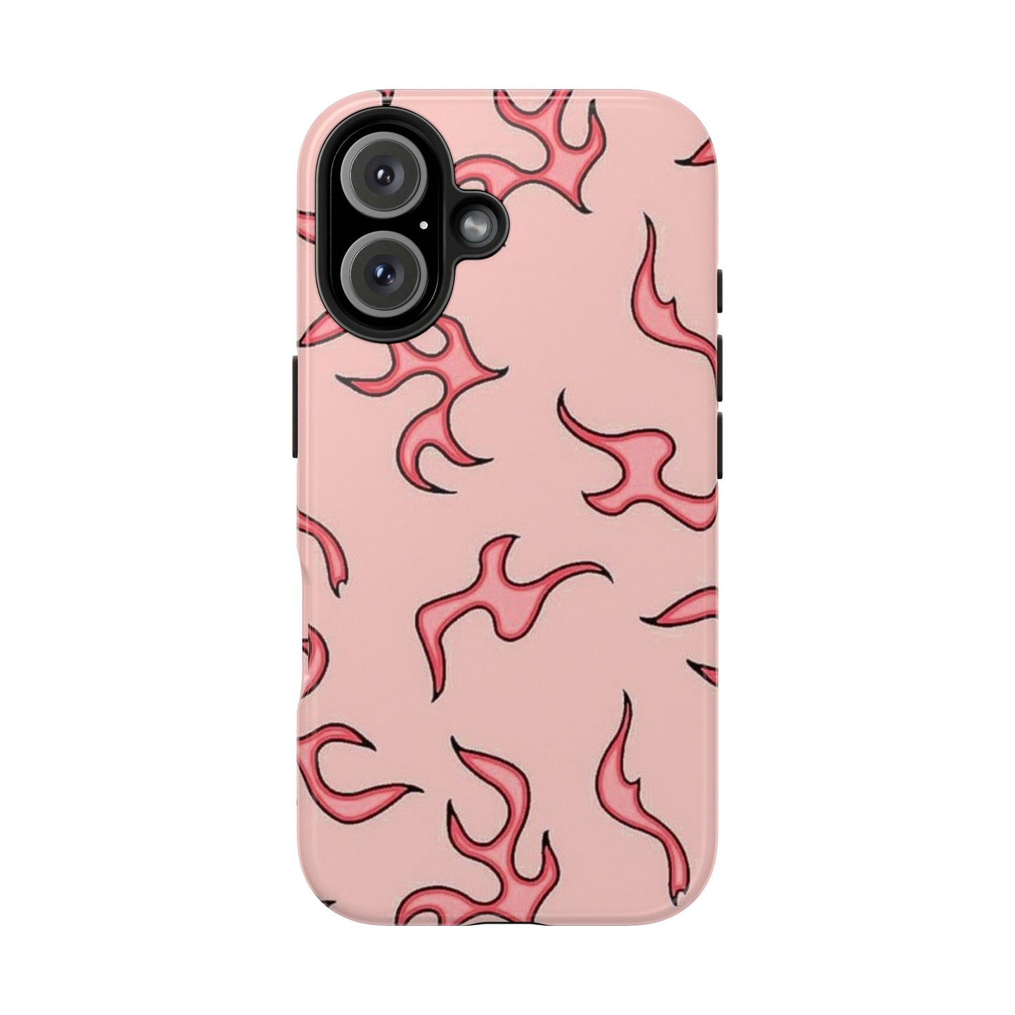 Stylish Flame Tough Phone Case