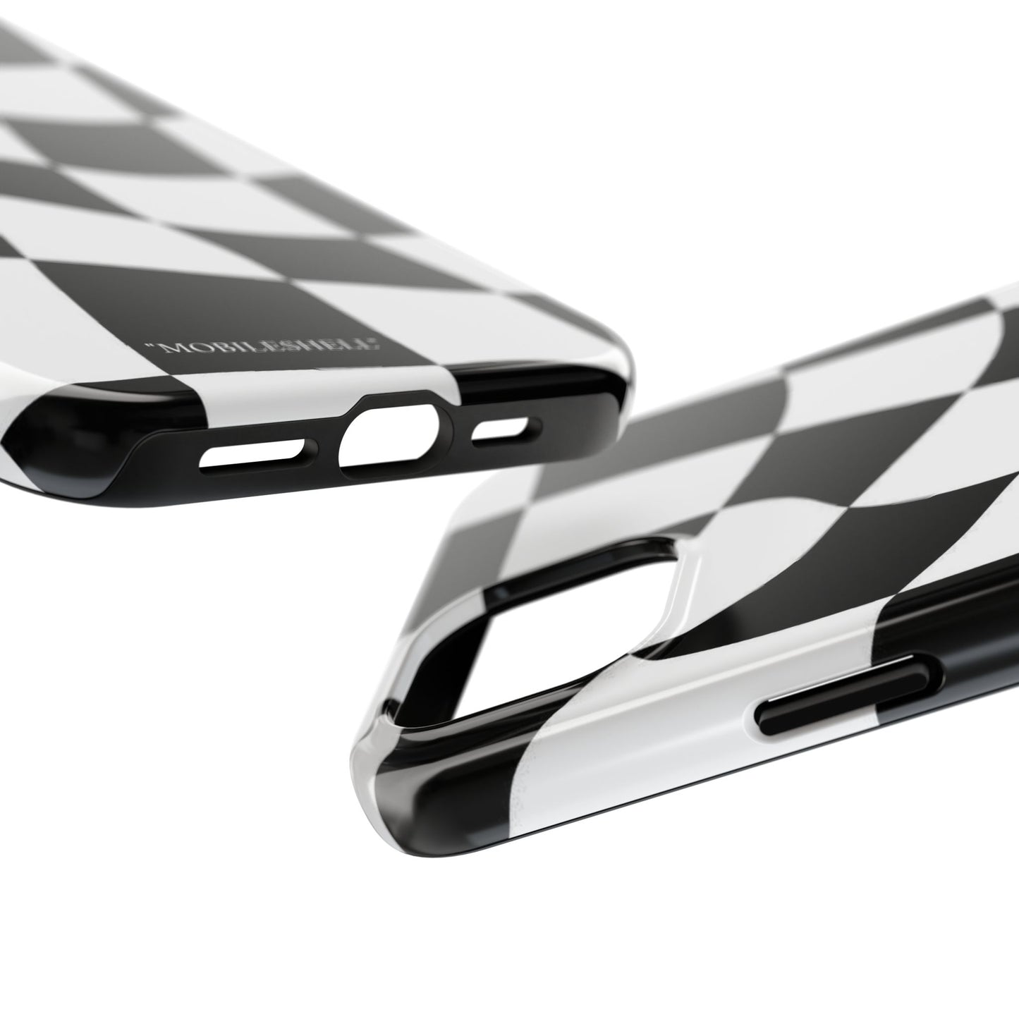 Checkers B&W tough phone case