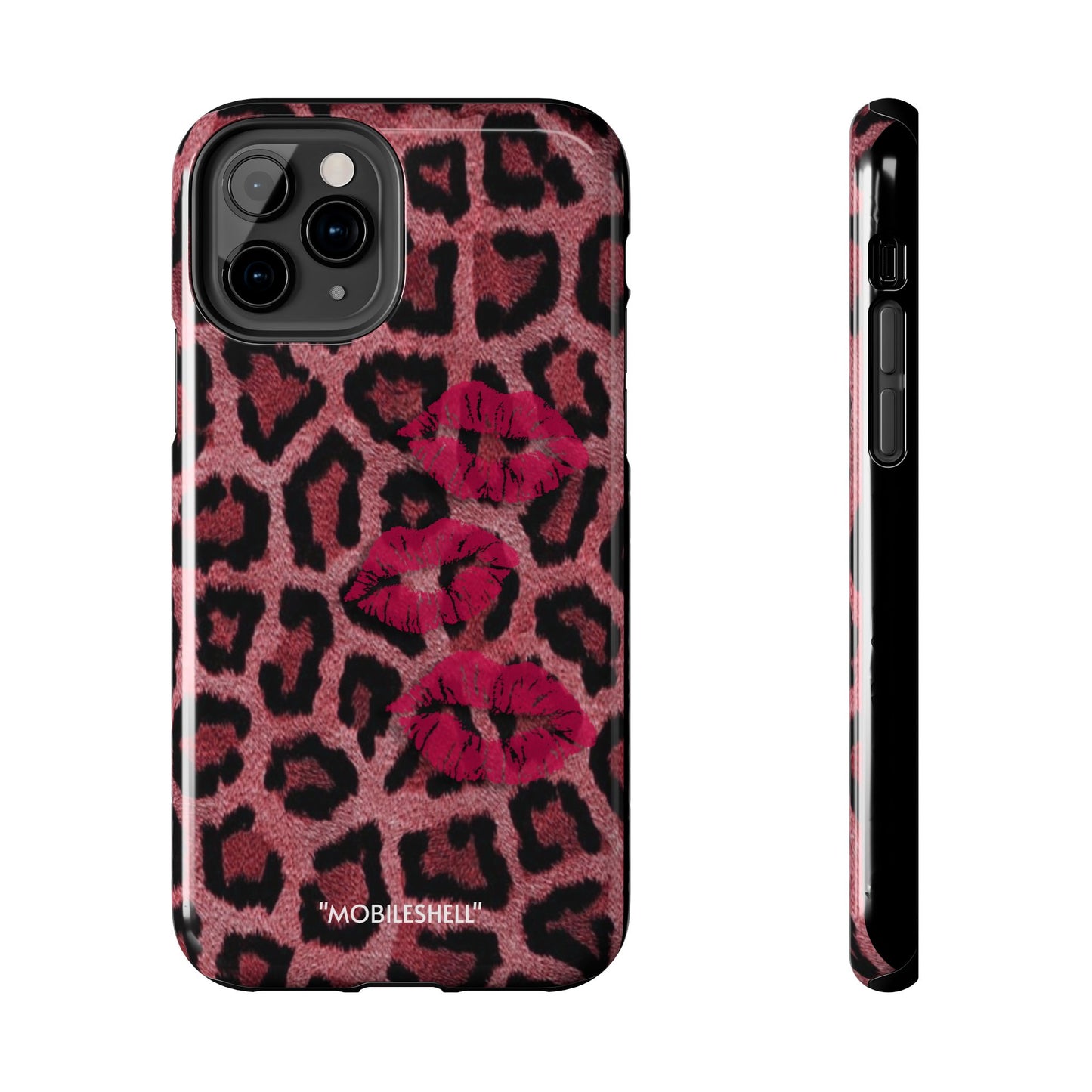 Kiss me hot pink phone case