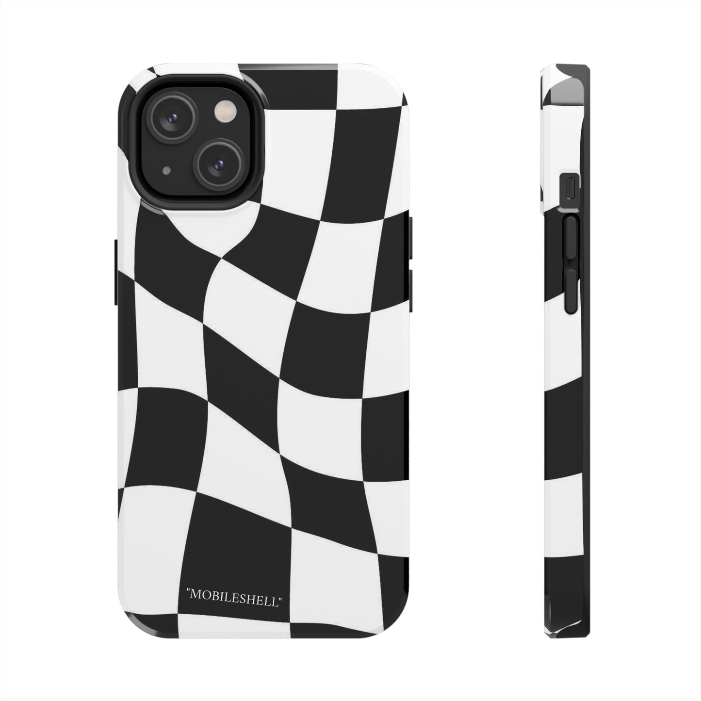 Checkers B&W tough phone case