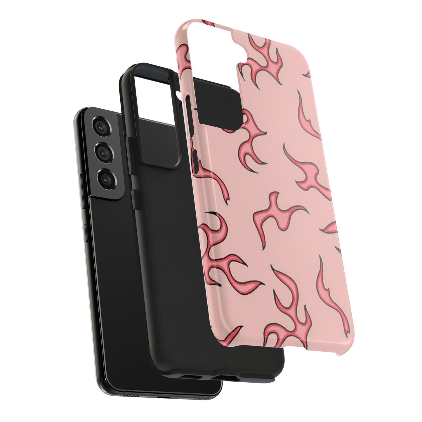 Stylish Flame Tough Phone Case