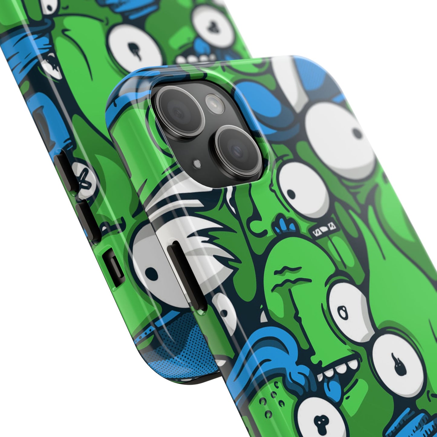 Whimsical Green Monster Phone Case