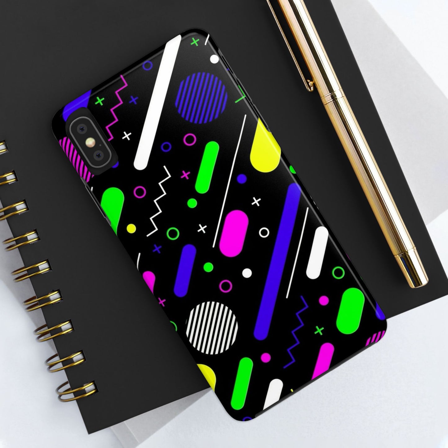 Vibrant Geometric Tough Phone Case