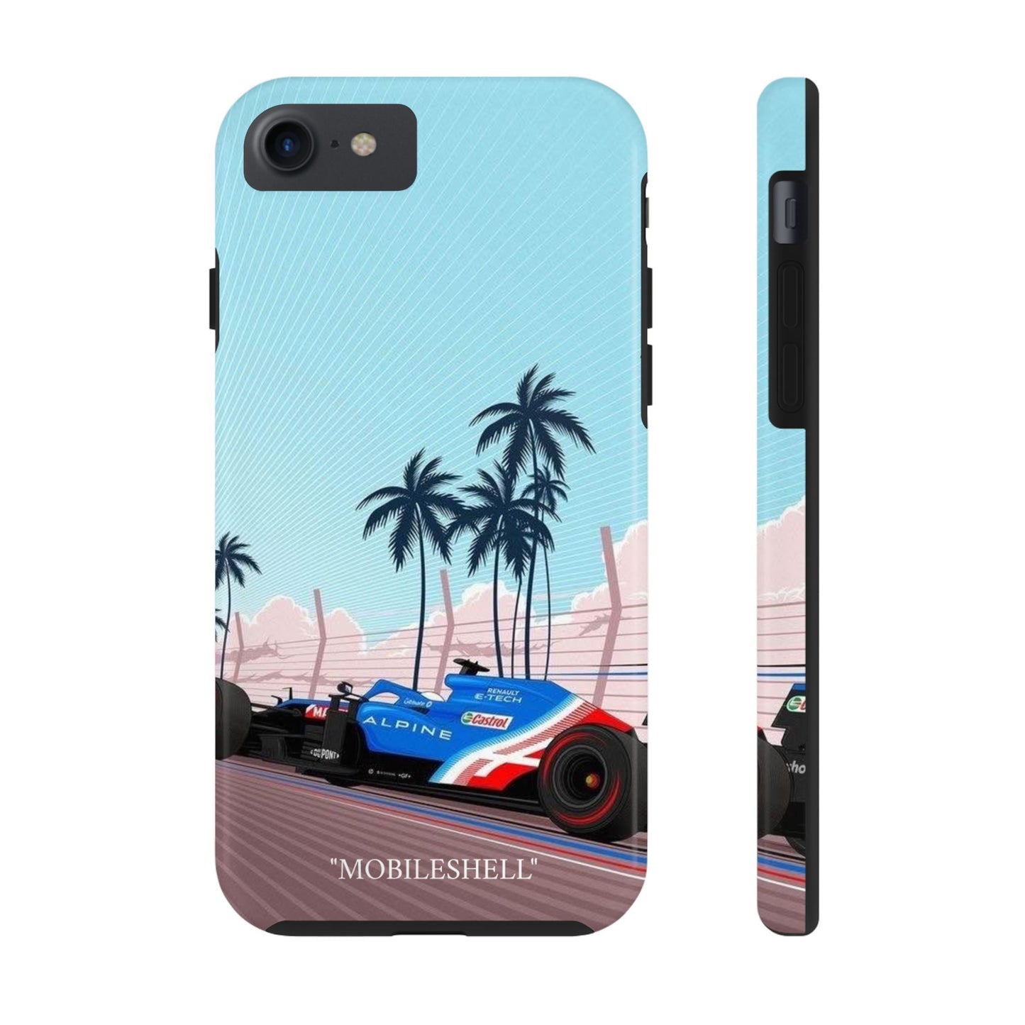 F1 Alpine team car tough phone case