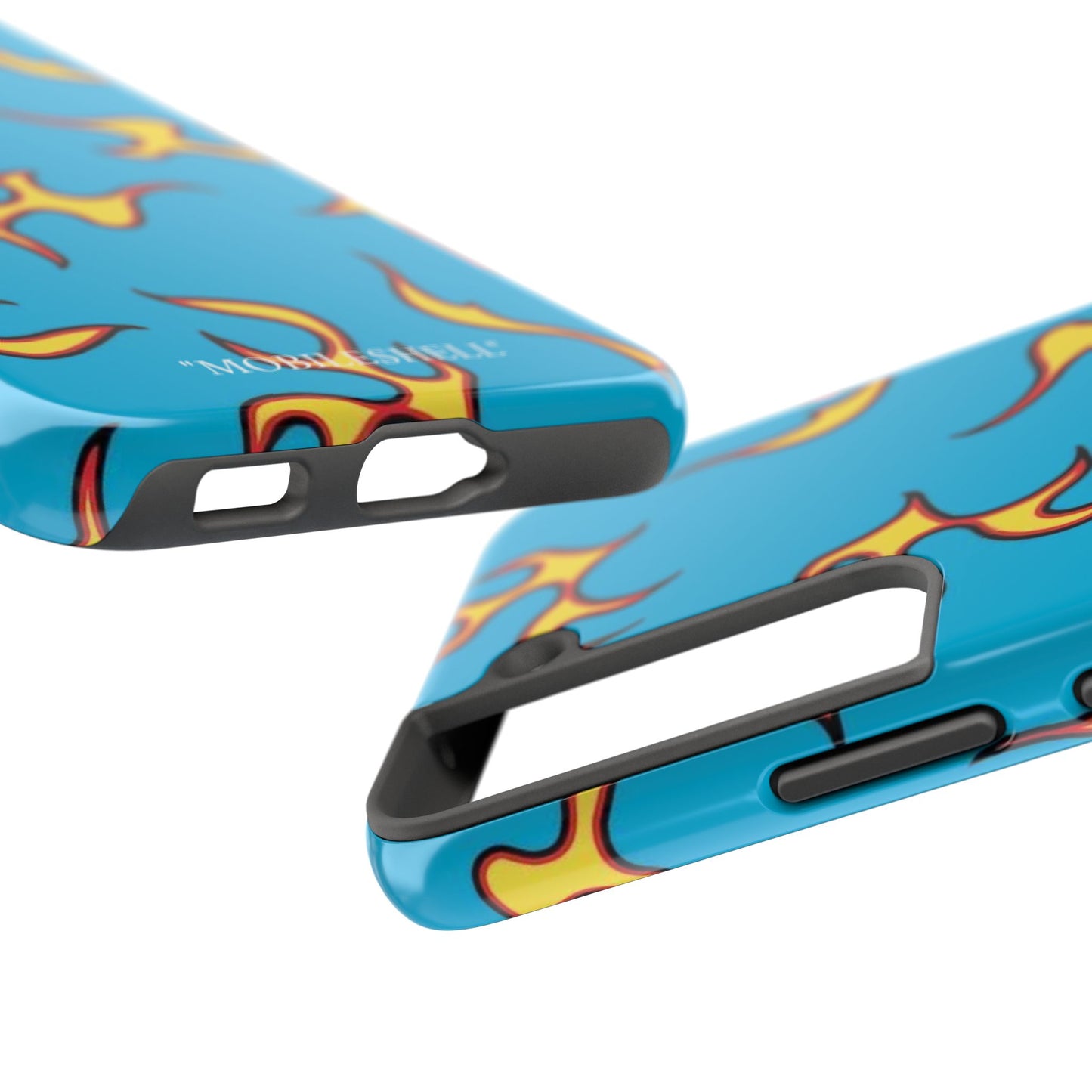 Blue Flame tough phone case