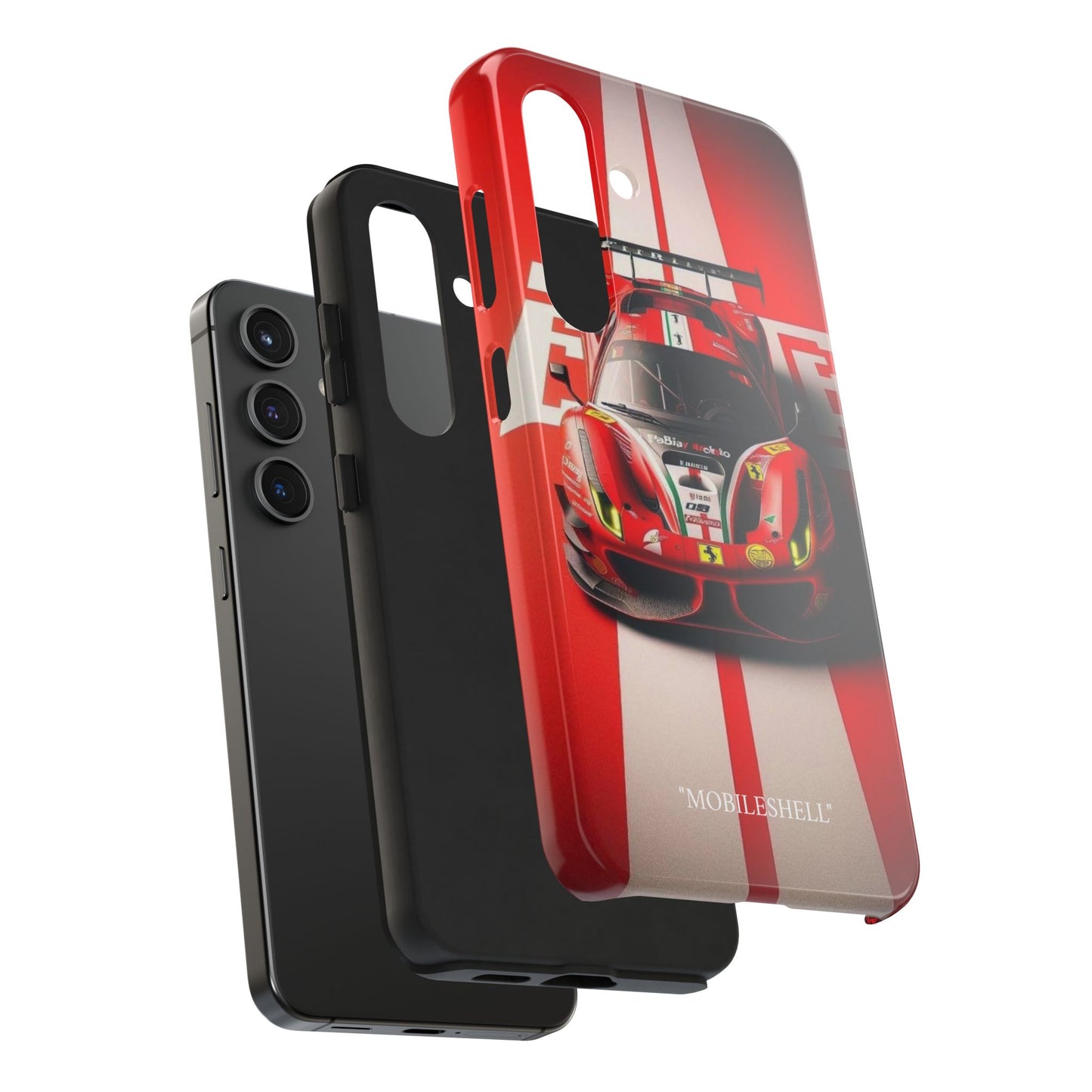 Red Ferrari tough phone case