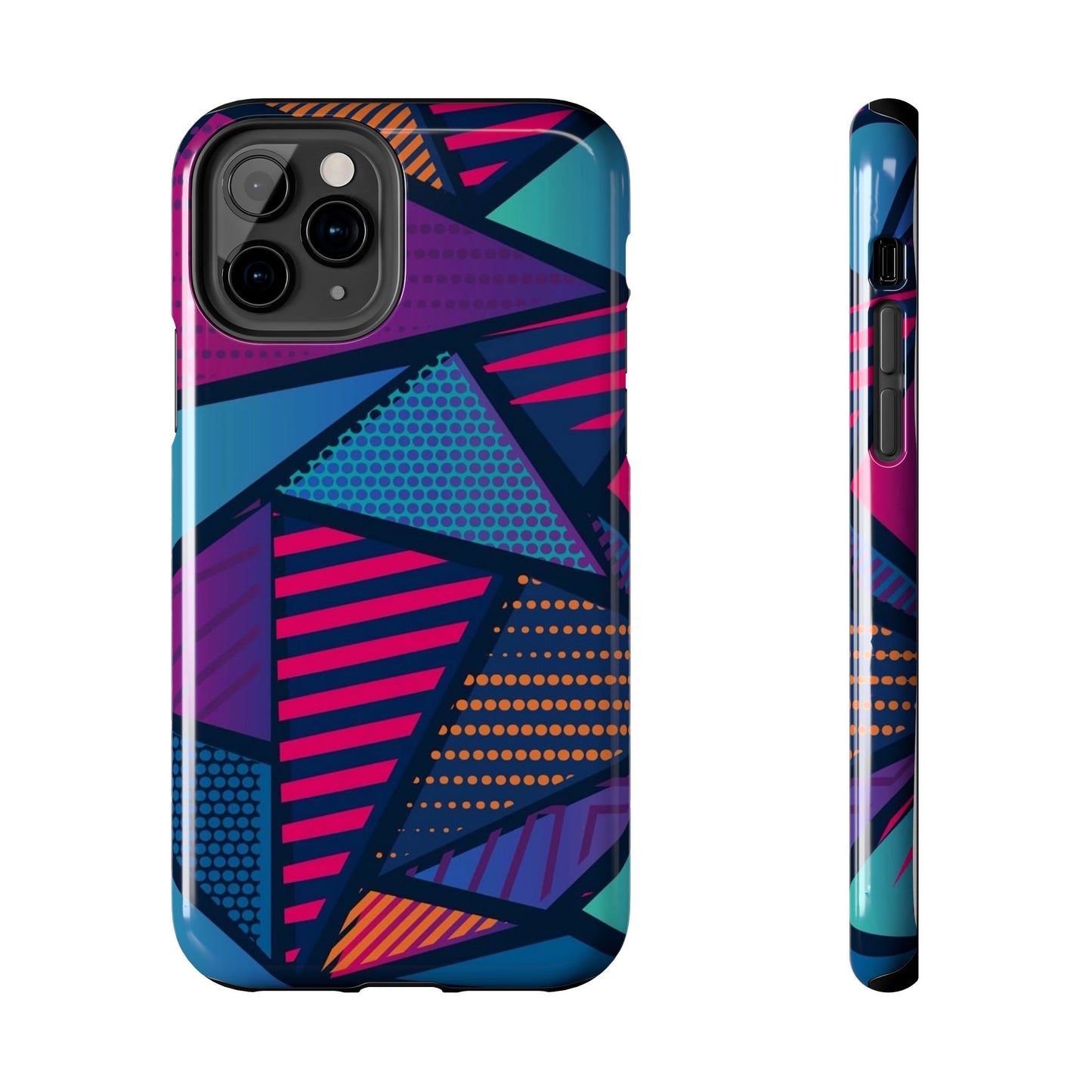 Vibrant Geometric Tough Phone Case