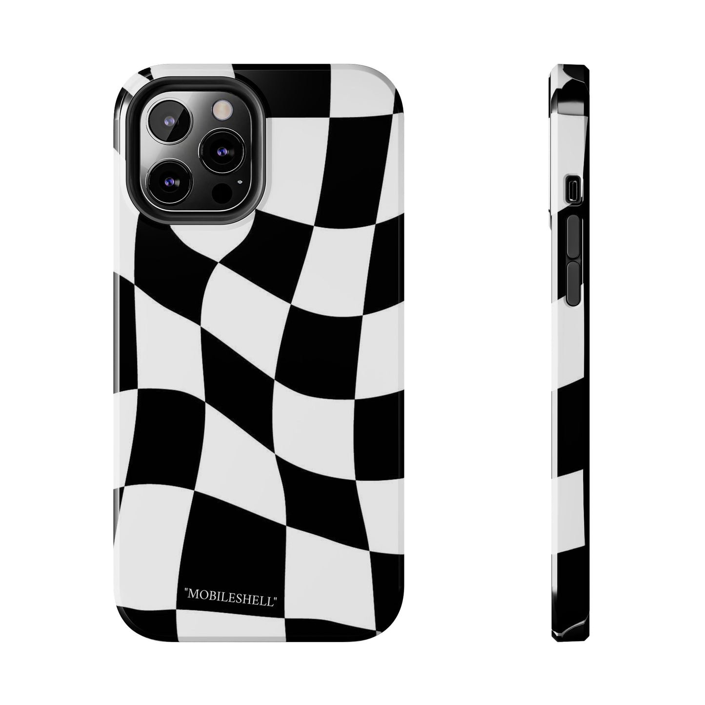 Checkers B&W tough phone case