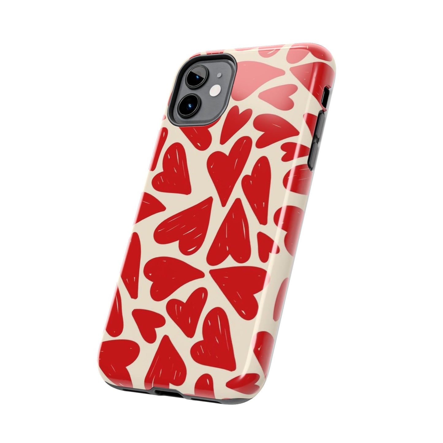 Red Heart Tough Phone Cases