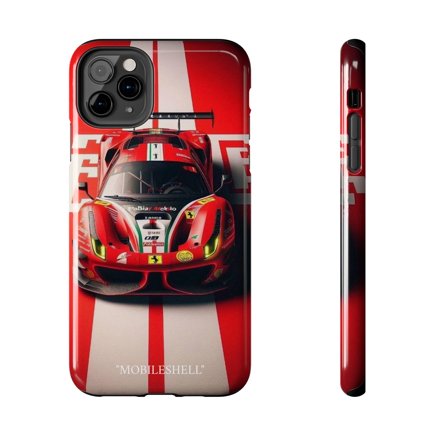 Red Ferrari tough phone case