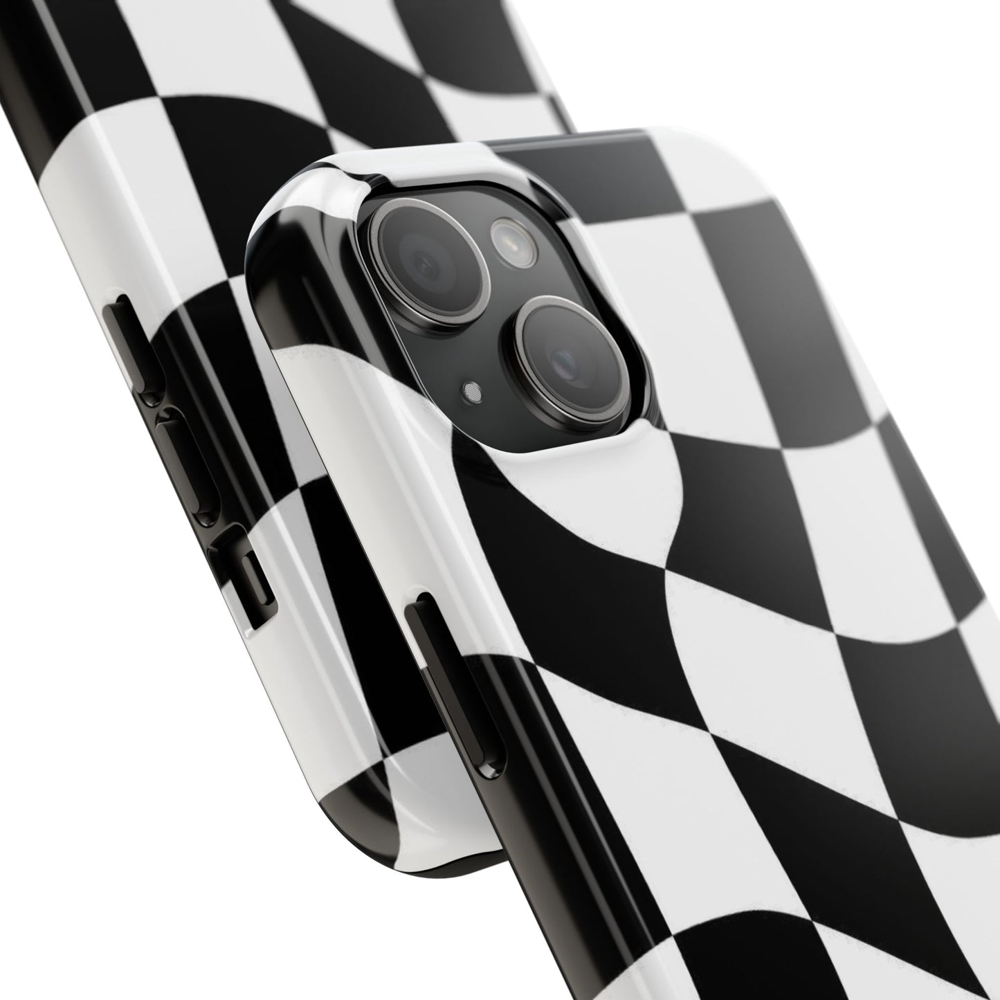 Checkers B&W tough phone case