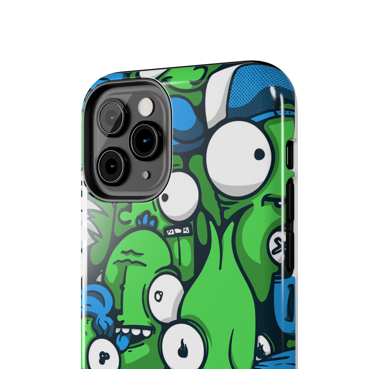 Whimsical Green Monster Phone Case