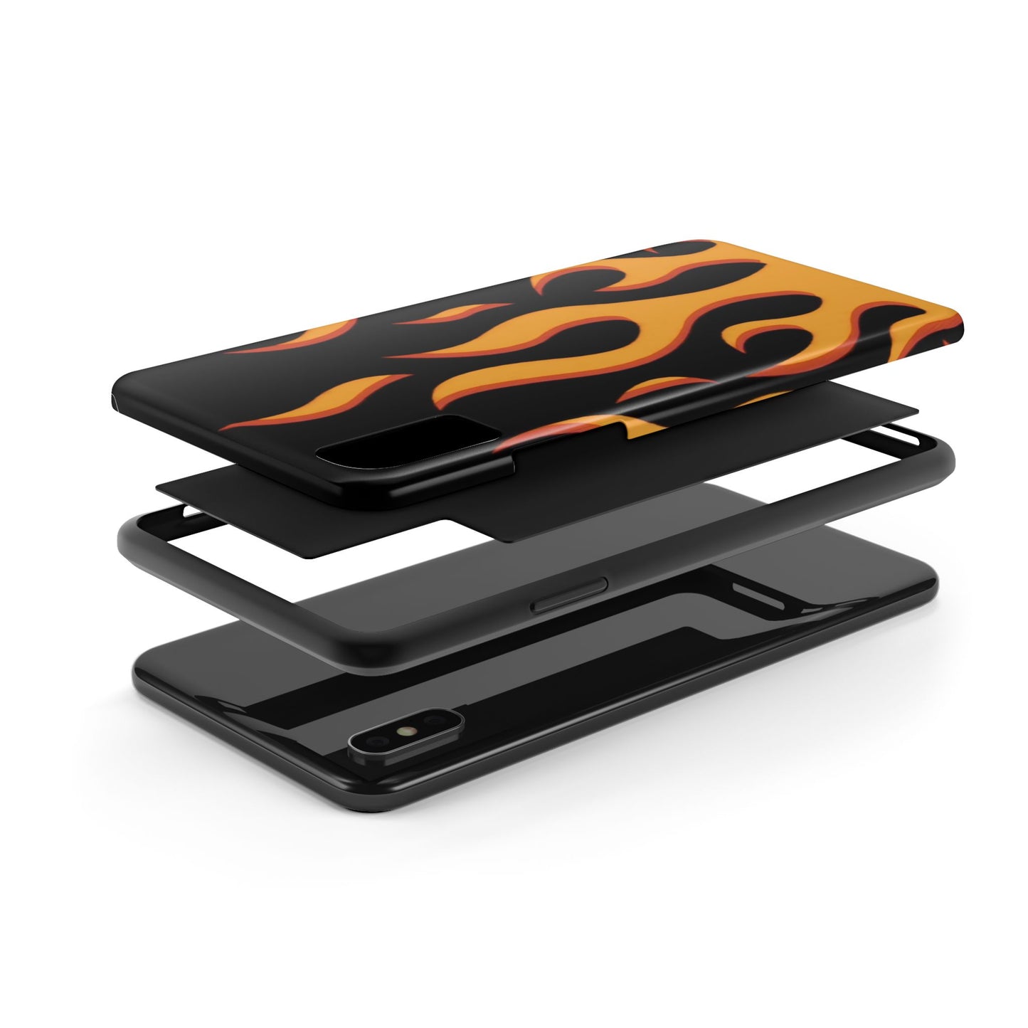 Flame Design Tough Phone Case