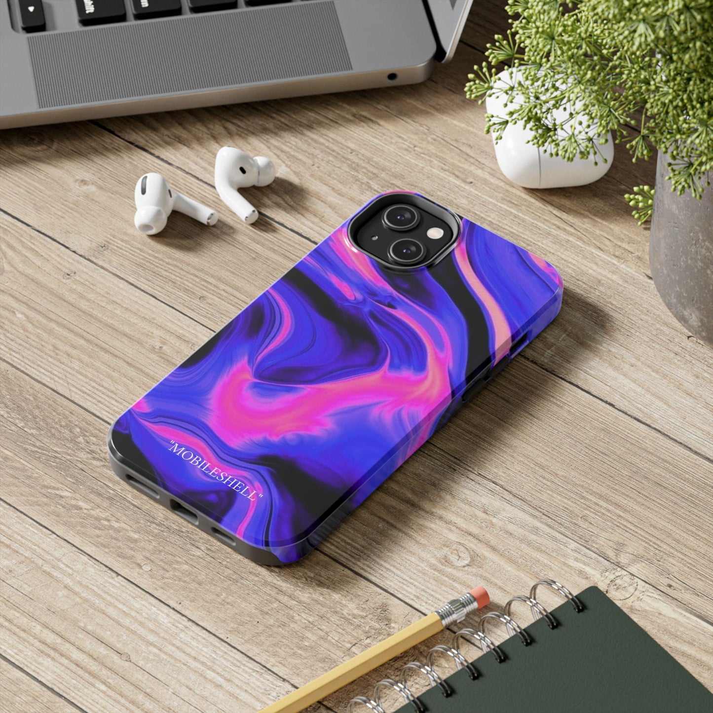 Purple pink dizzy tough case