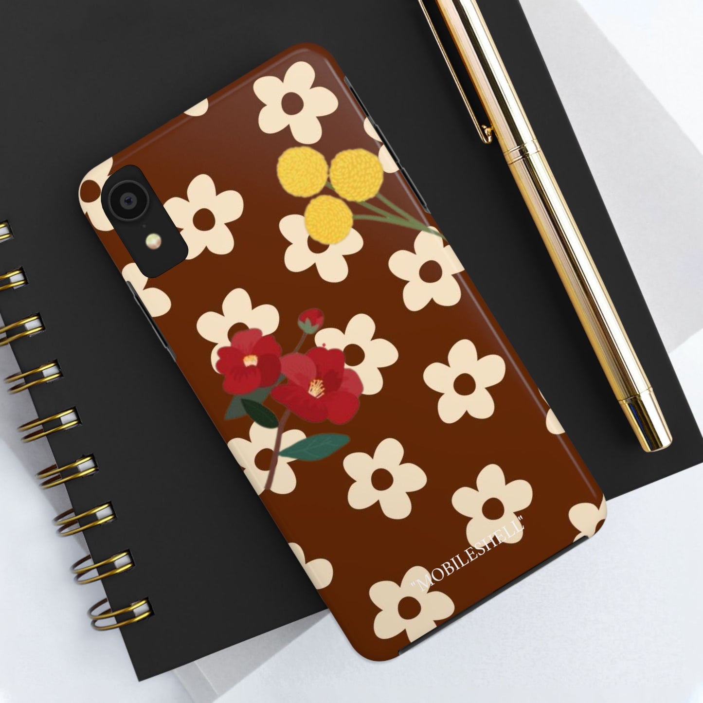 Flower vibe tough phone case