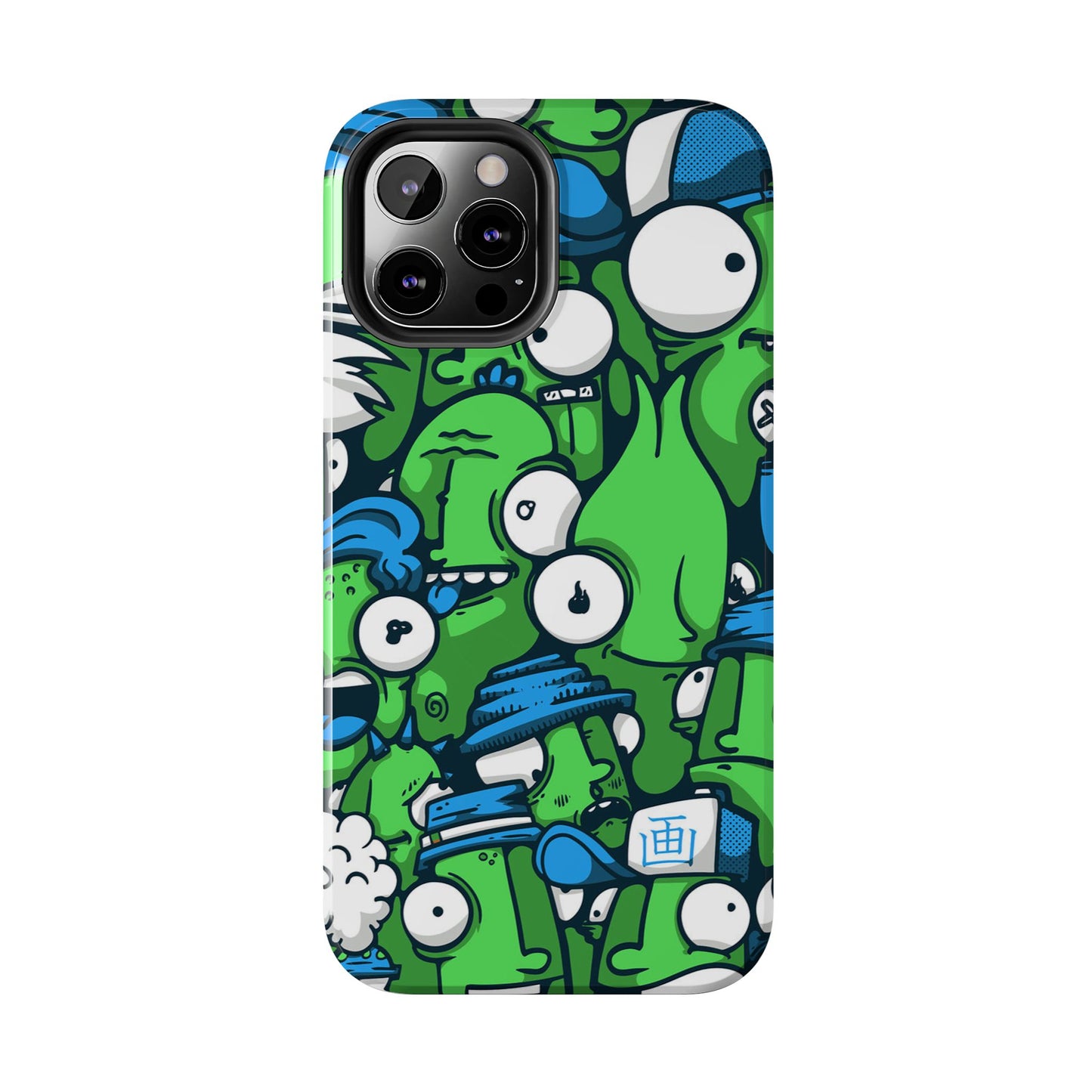 Whimsical Green Monster Phone Case