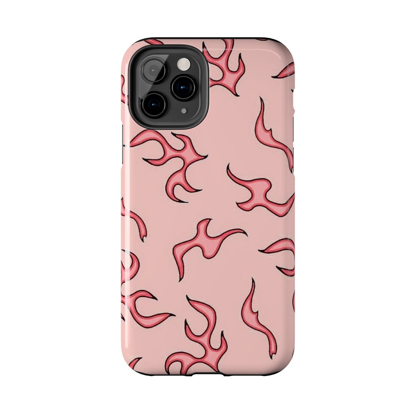 Stylish Flame Tough Phone Case