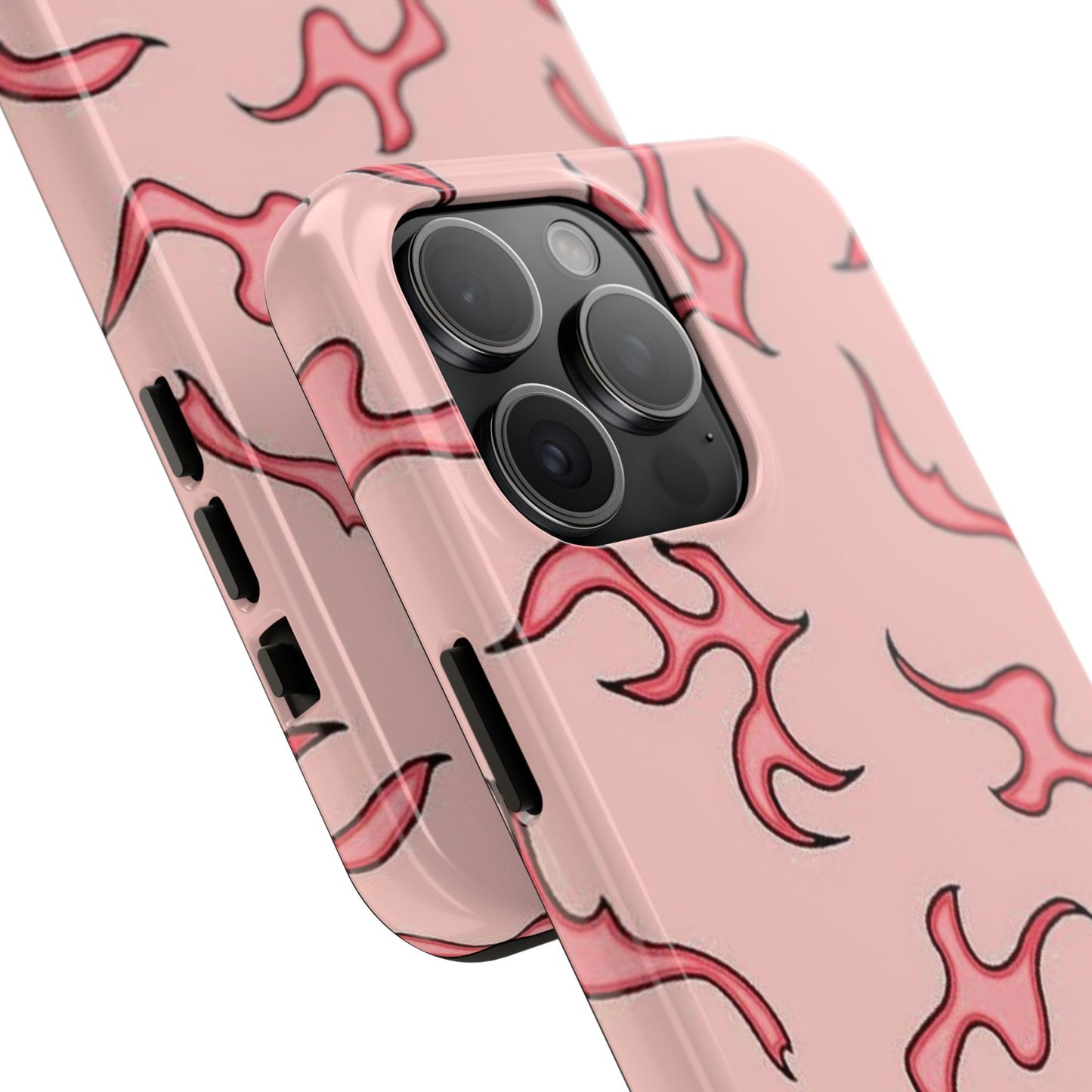 Stylish Flame Tough Phone Case