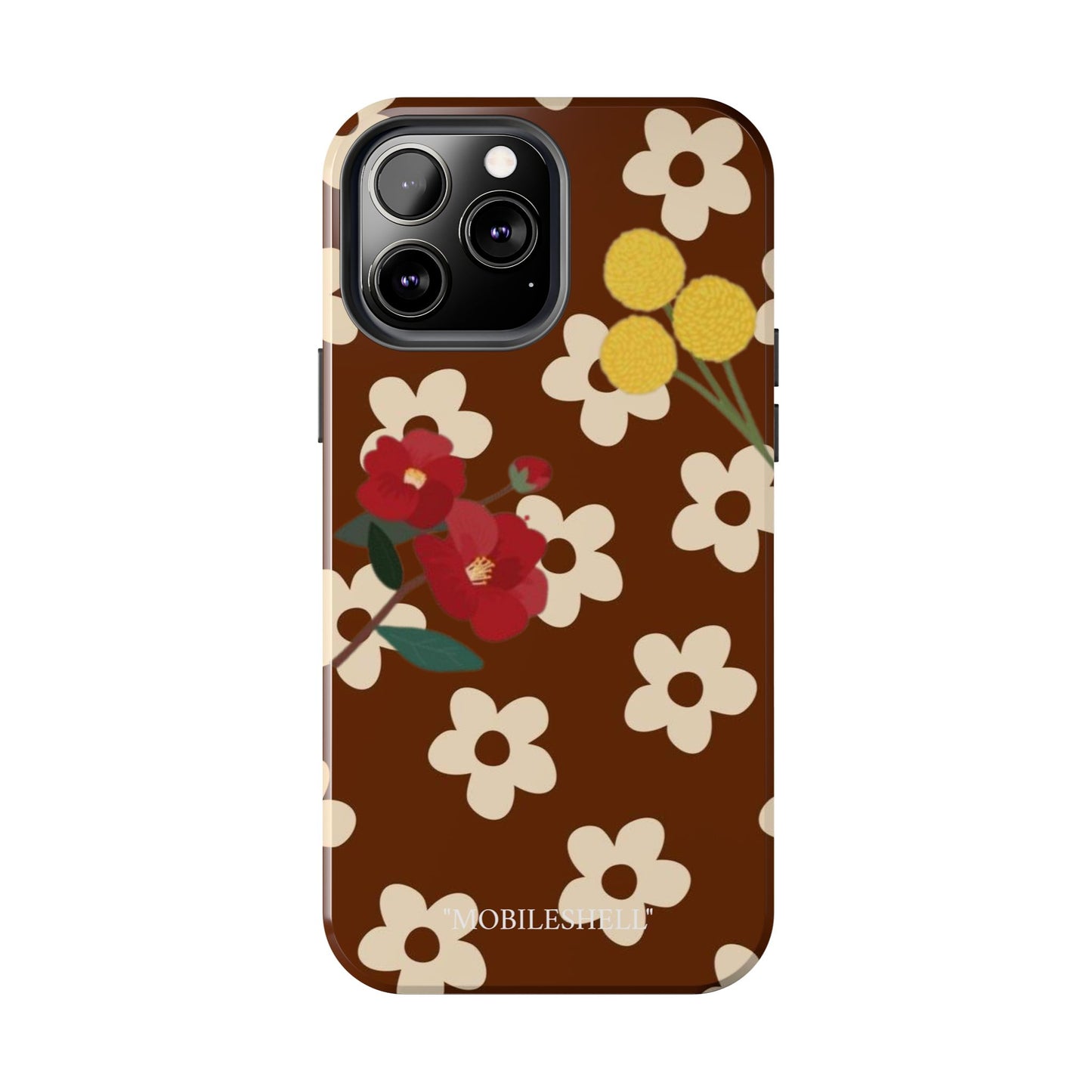 Flower vibe tough phone case