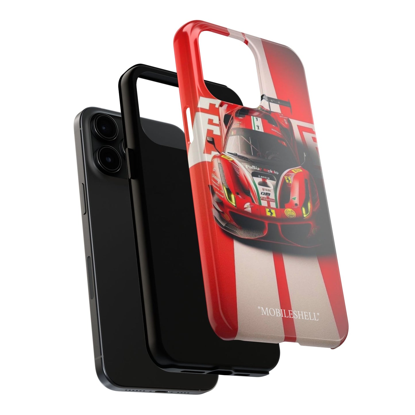 Red Ferrari tough phone case