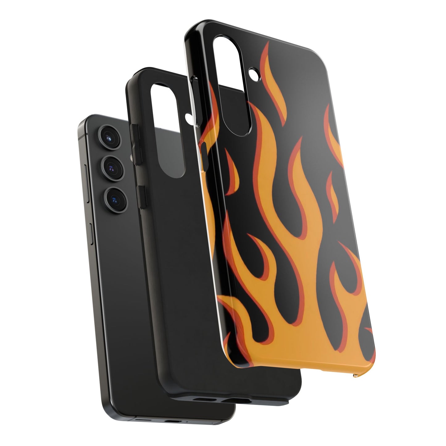 Flame Design Tough Phone Case