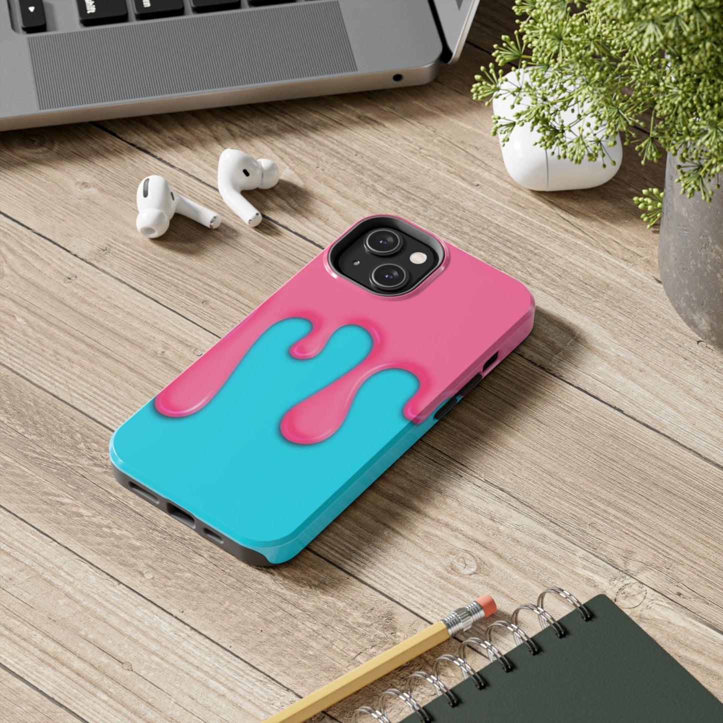 Colorful Drip Tough Phone Case