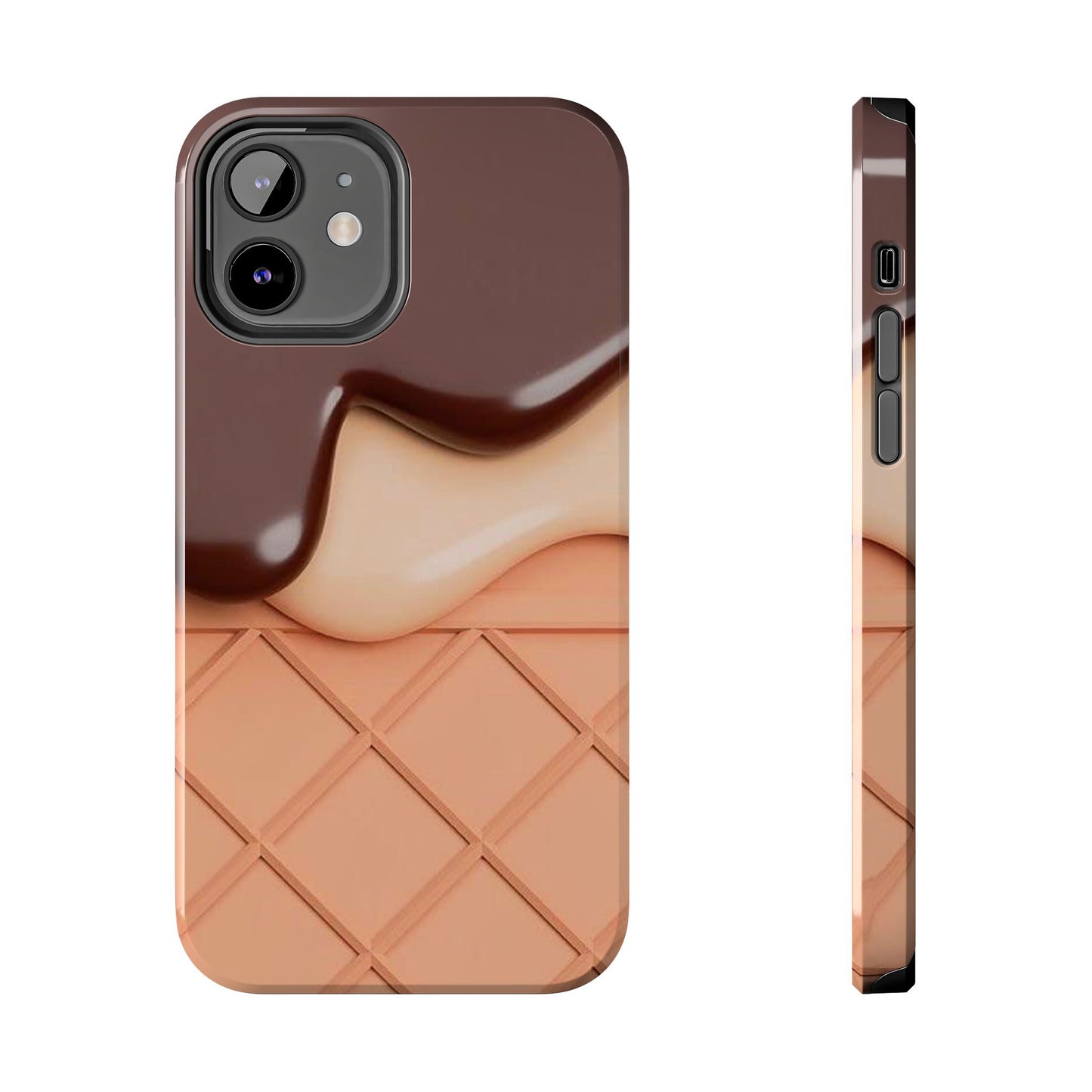 Ice cream drip Tough Phone Cases