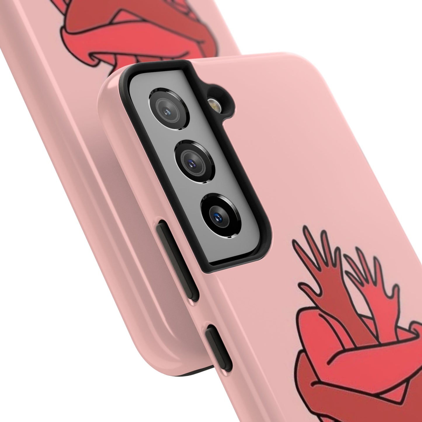 Artistic Heart Embrace Phone Case