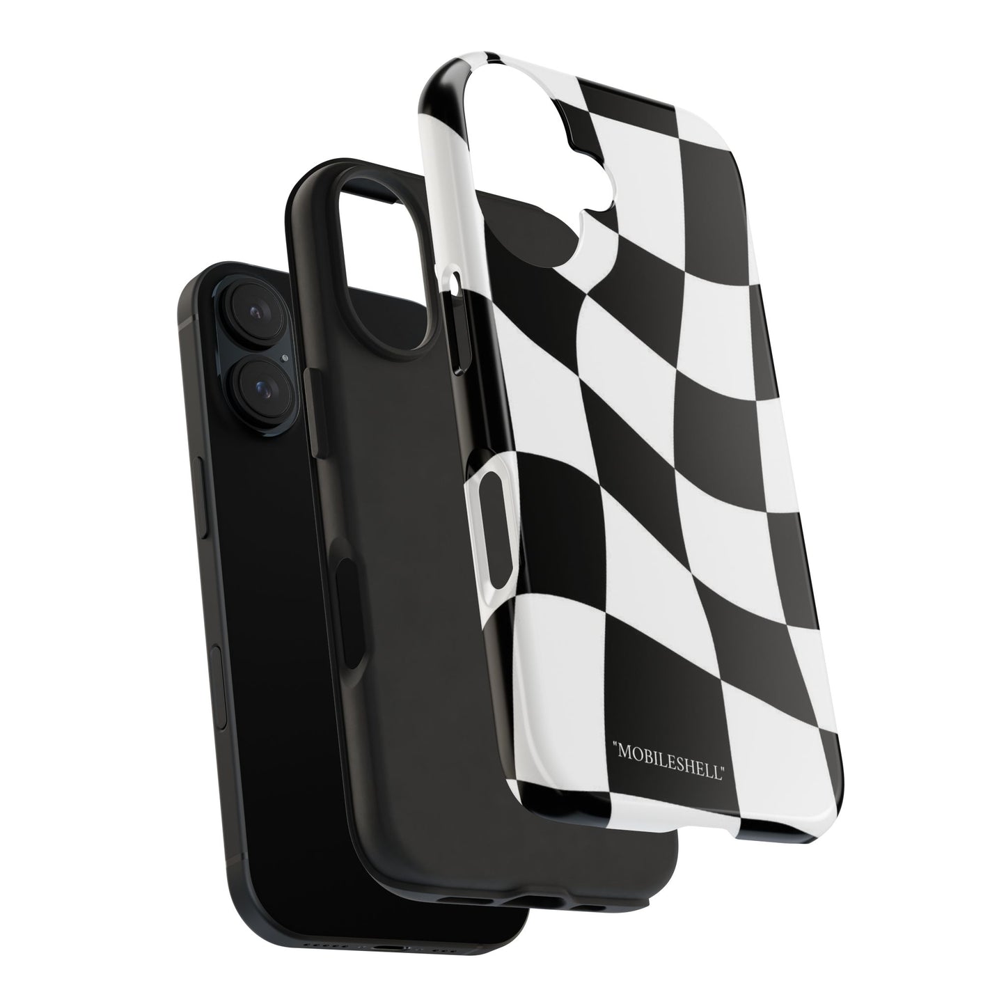 Checkers B&W tough phone case