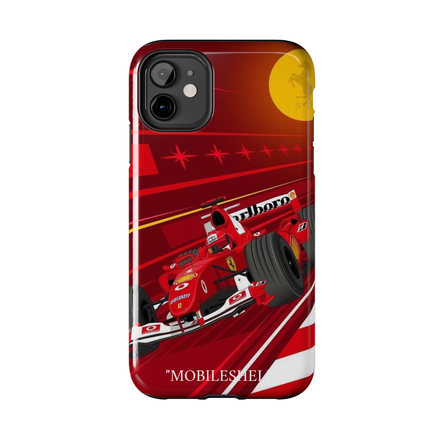 F1 Ferrari team car tough phone case