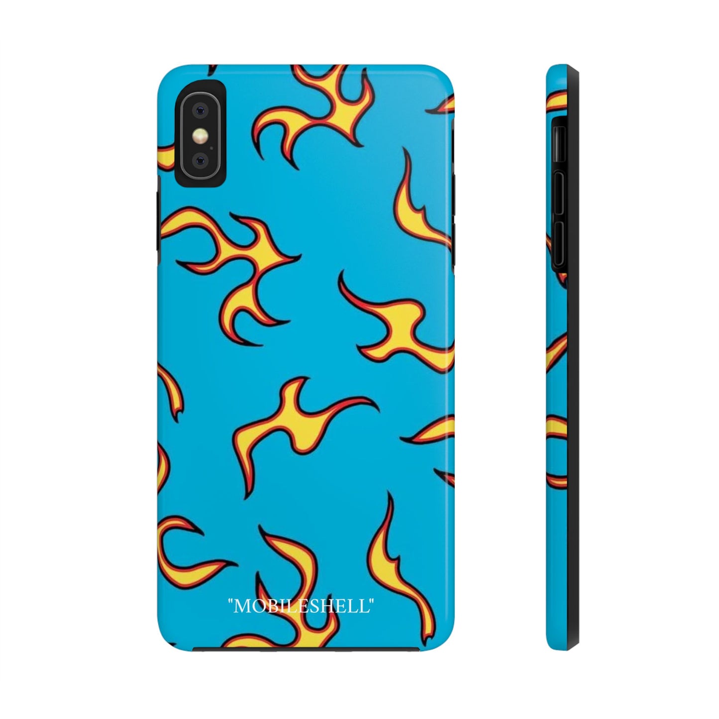 Blue Flame tough phone case